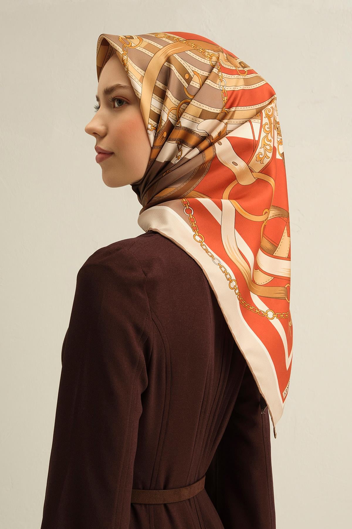 Armine Silk Scarf 2025 Spring-Summer - 9315D-05 - Twill