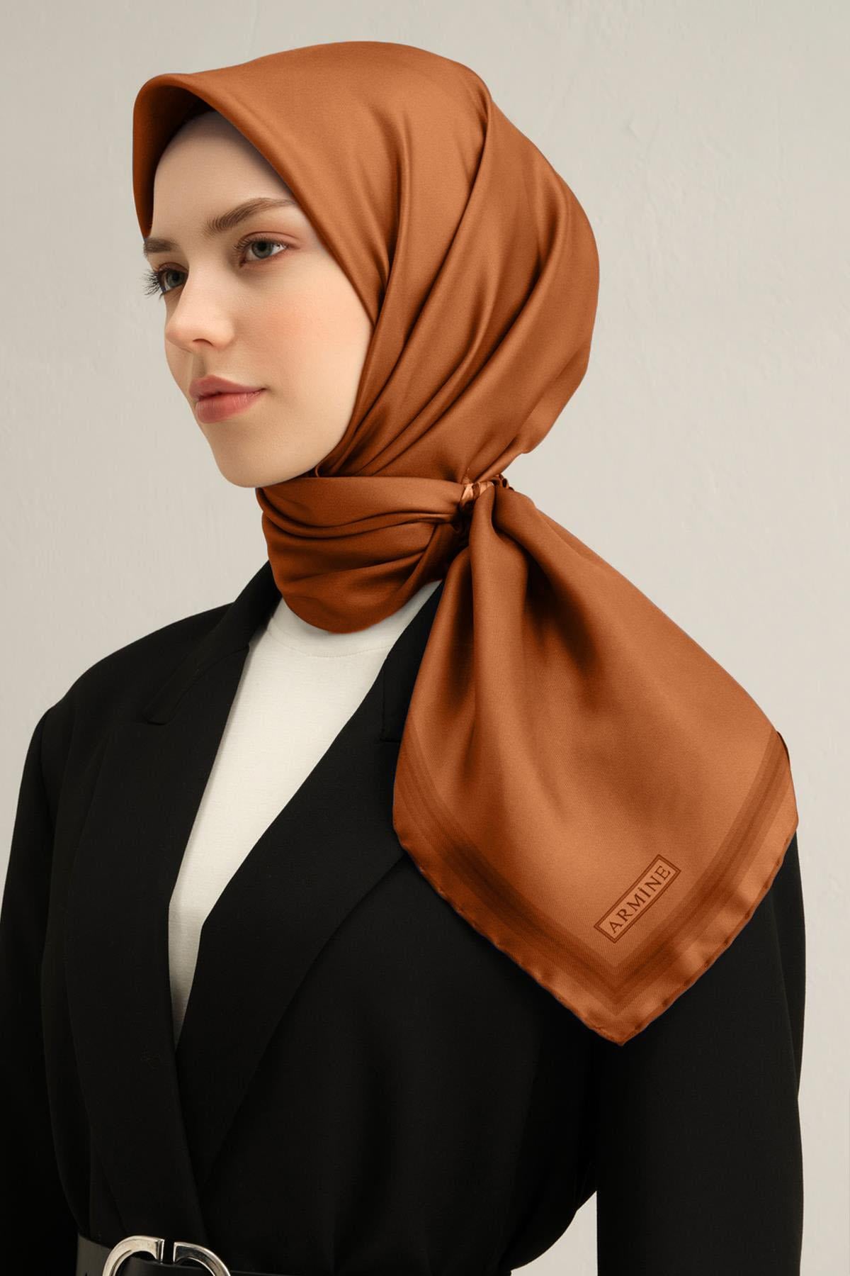 Armine İpek Eşarp 2025 İlkbahar-Yaz - 9356D-58 - Tivil