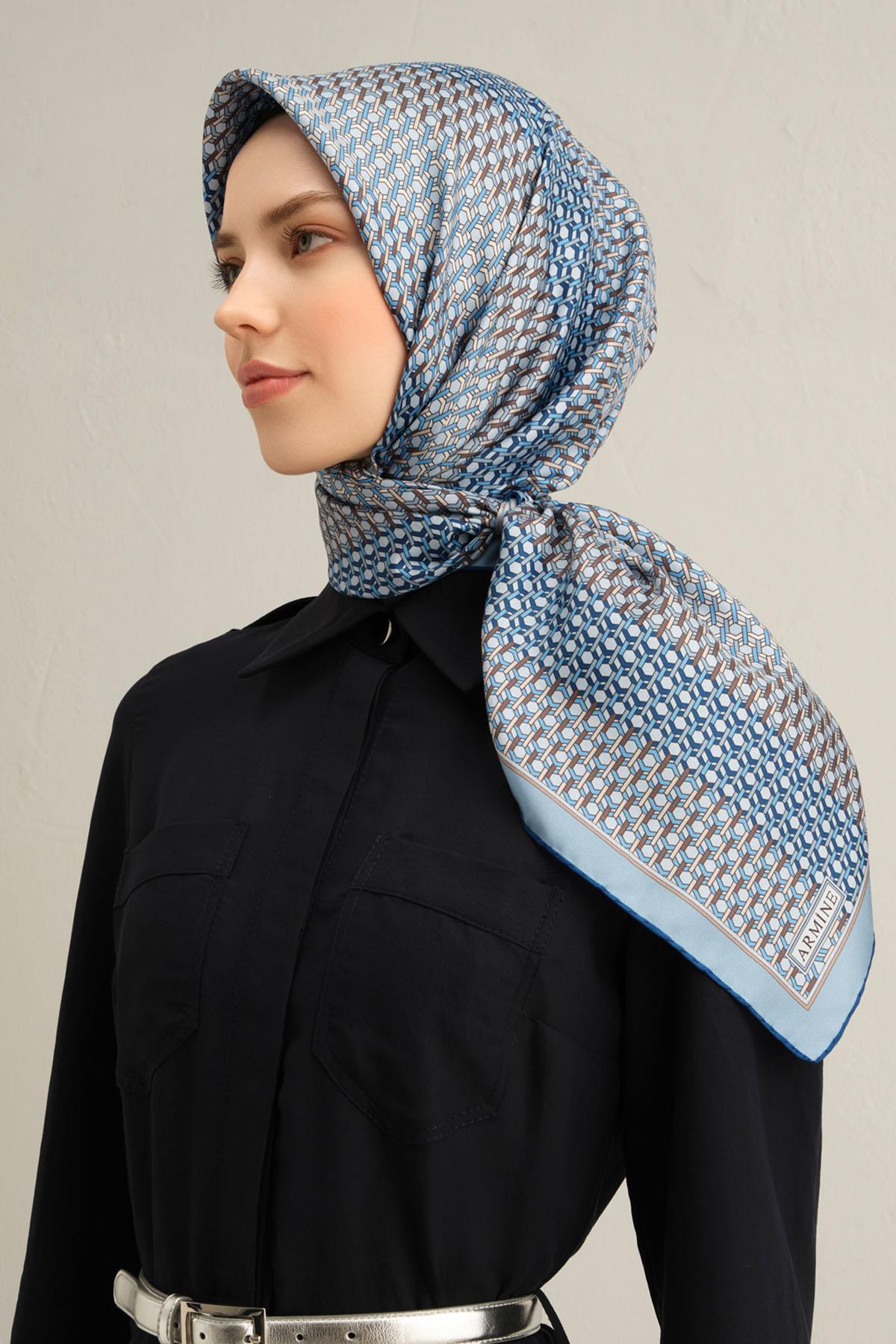 Armine İpek Eşarp 2025 İlkbahar-Yaz - 9319D-10 - Tivil