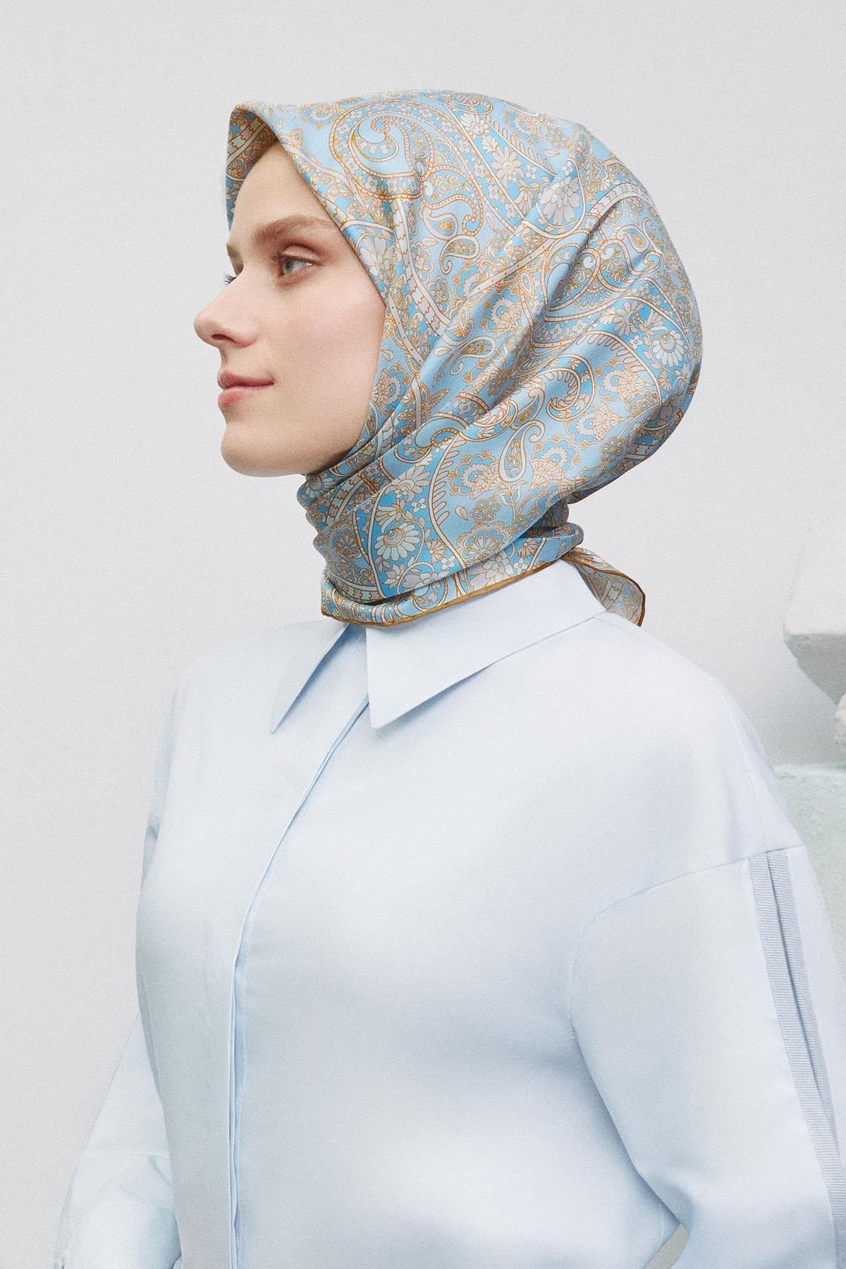 Armine İpek Eşarp 2025 İlkbahar-Yaz - 9304D-09 - Tivil