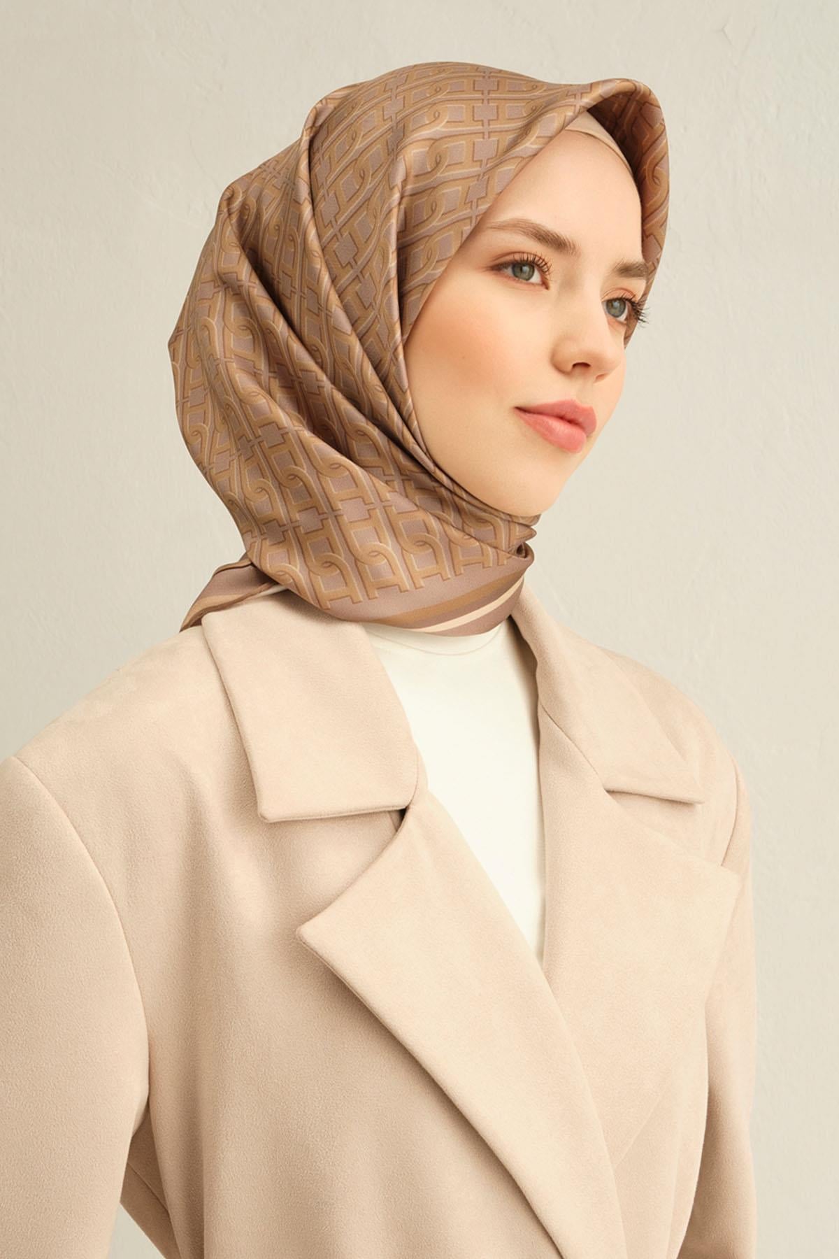 Armine İpek Eşarp 2025 İlkbahar-Yaz - 9301D-06 - Tivil