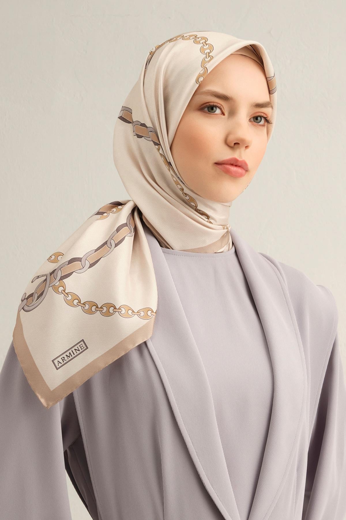 Armine İpek Eşarp 2025 İlkbahar-Yaz - 9346D-05 - Sura