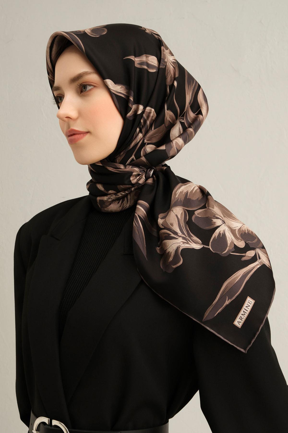 Armine İpek Eşarp 2025 İlkbahar-Yaz - 9324D-85 - Tivil