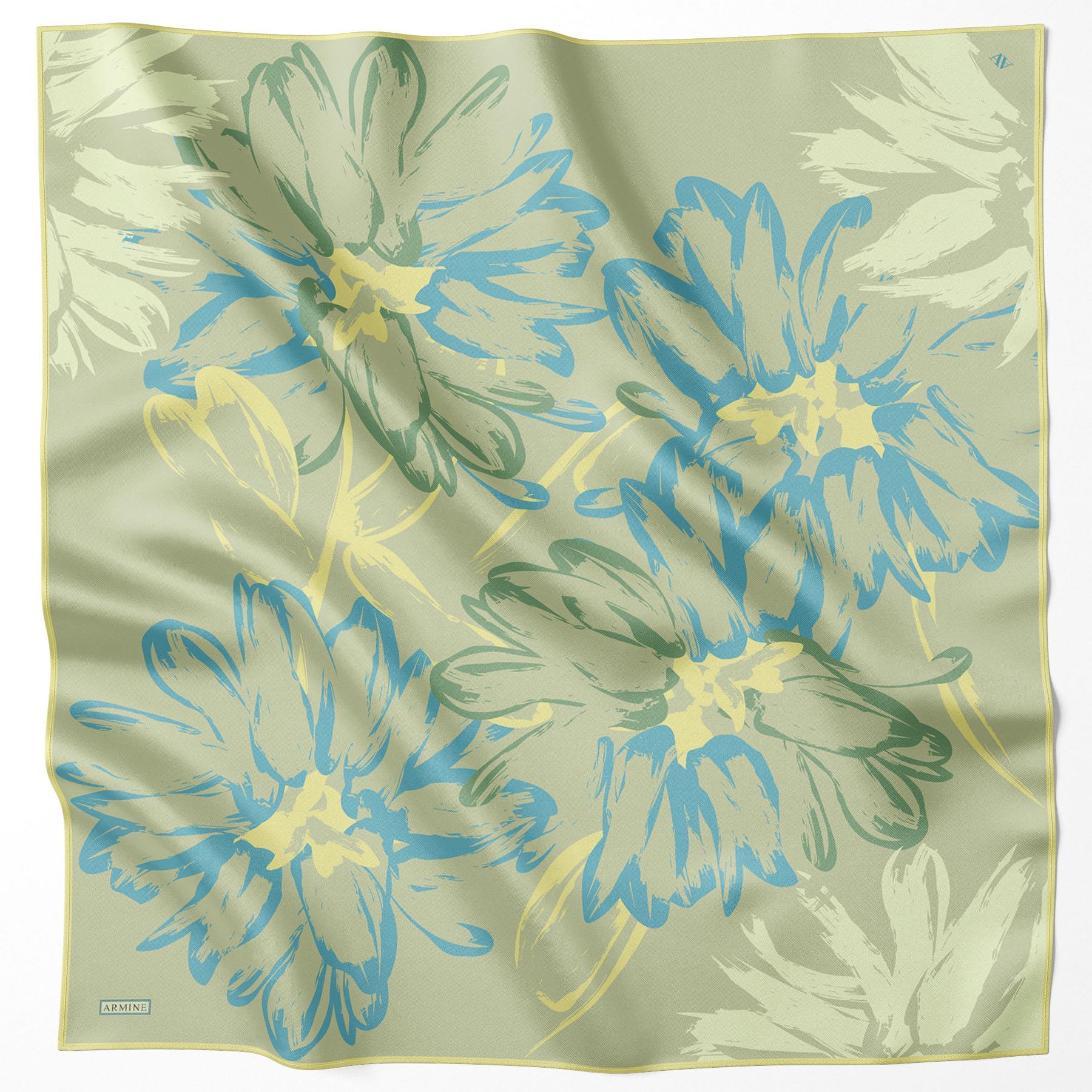 Armine İpek Eşarp 2025 İlkbahar-Yaz - 9322D-12 - Sura