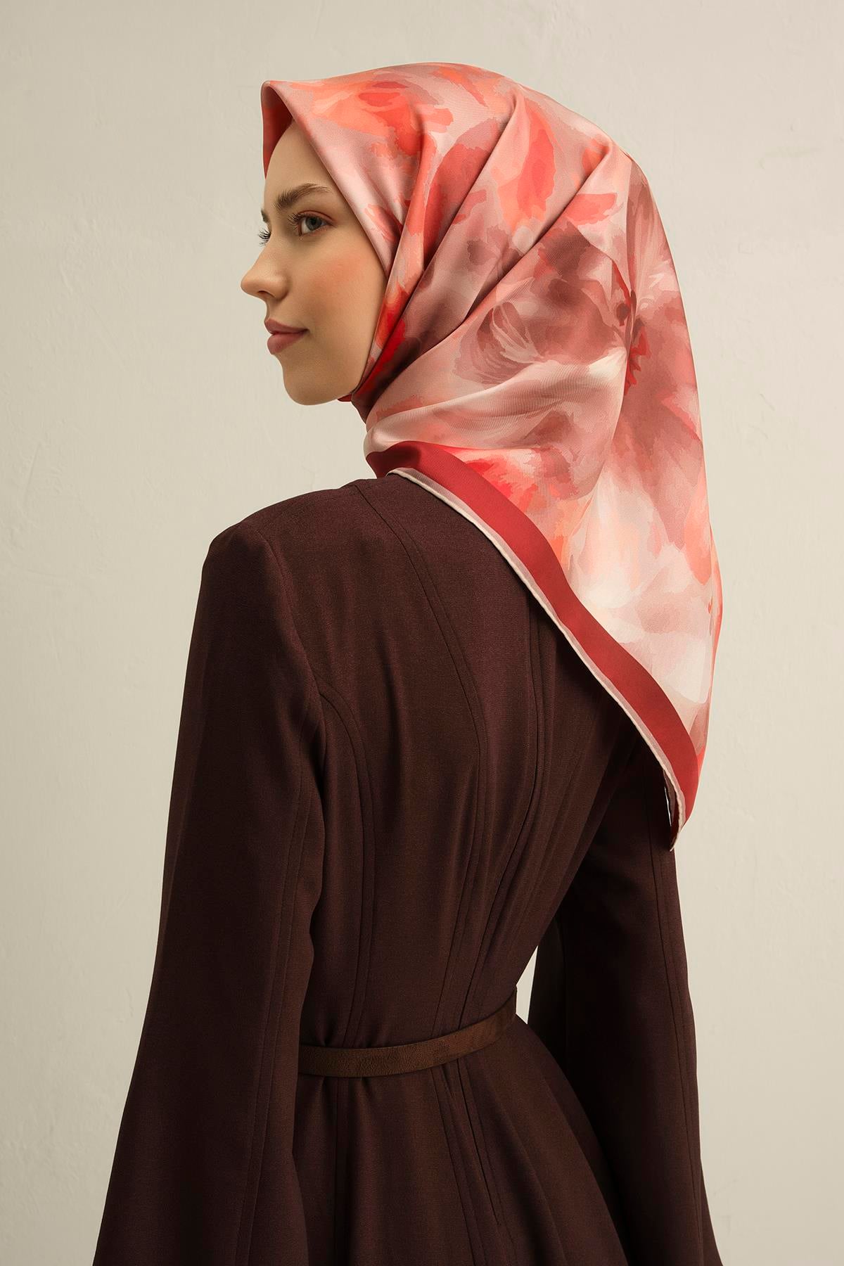 Armine Silk Scarf 2025 Spring-Summer - 9310D-85 - Satin