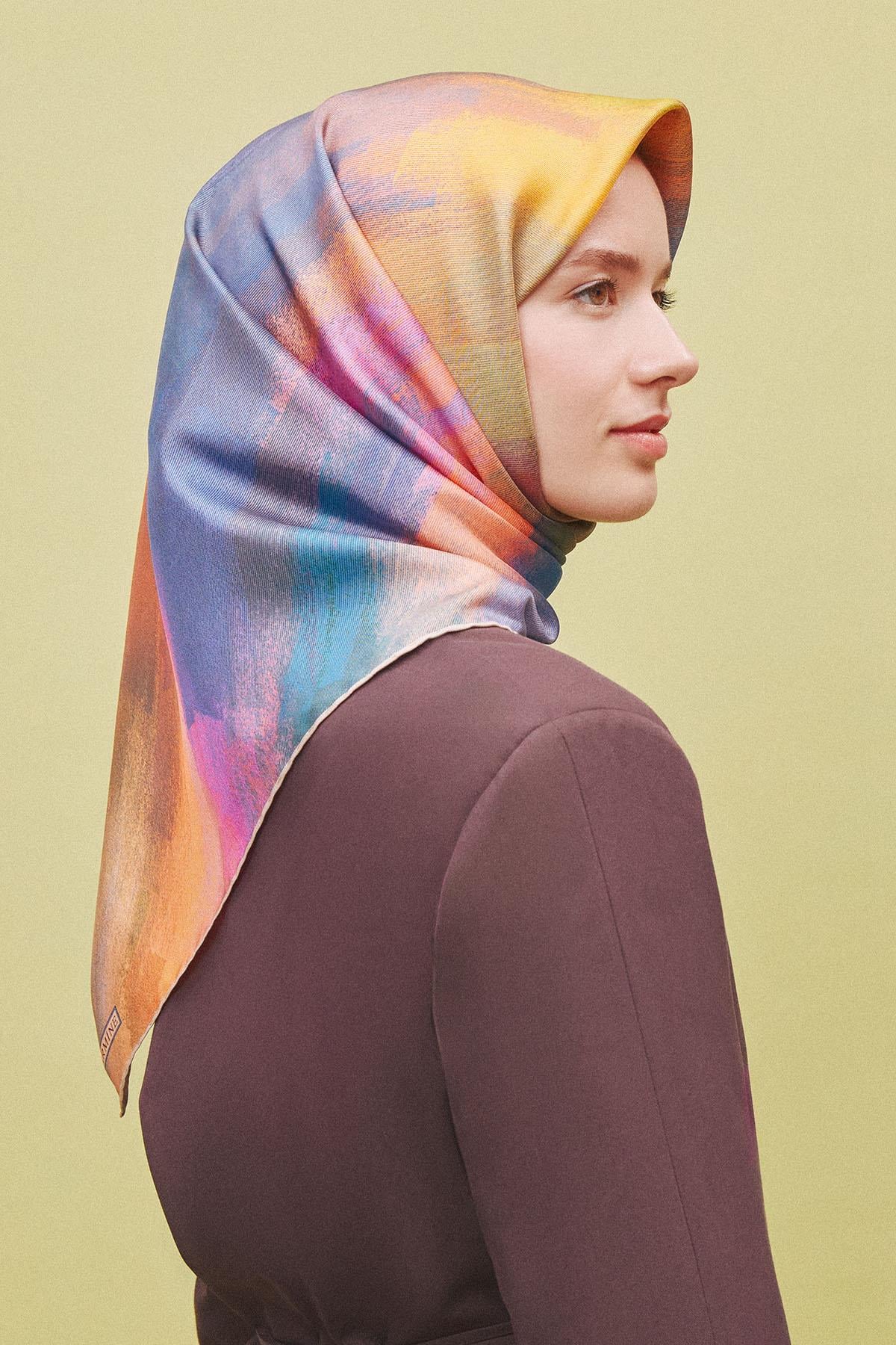 Armine İpek Eşarp 2025 İlkbahar-Yaz - 9308D-09 - Sura