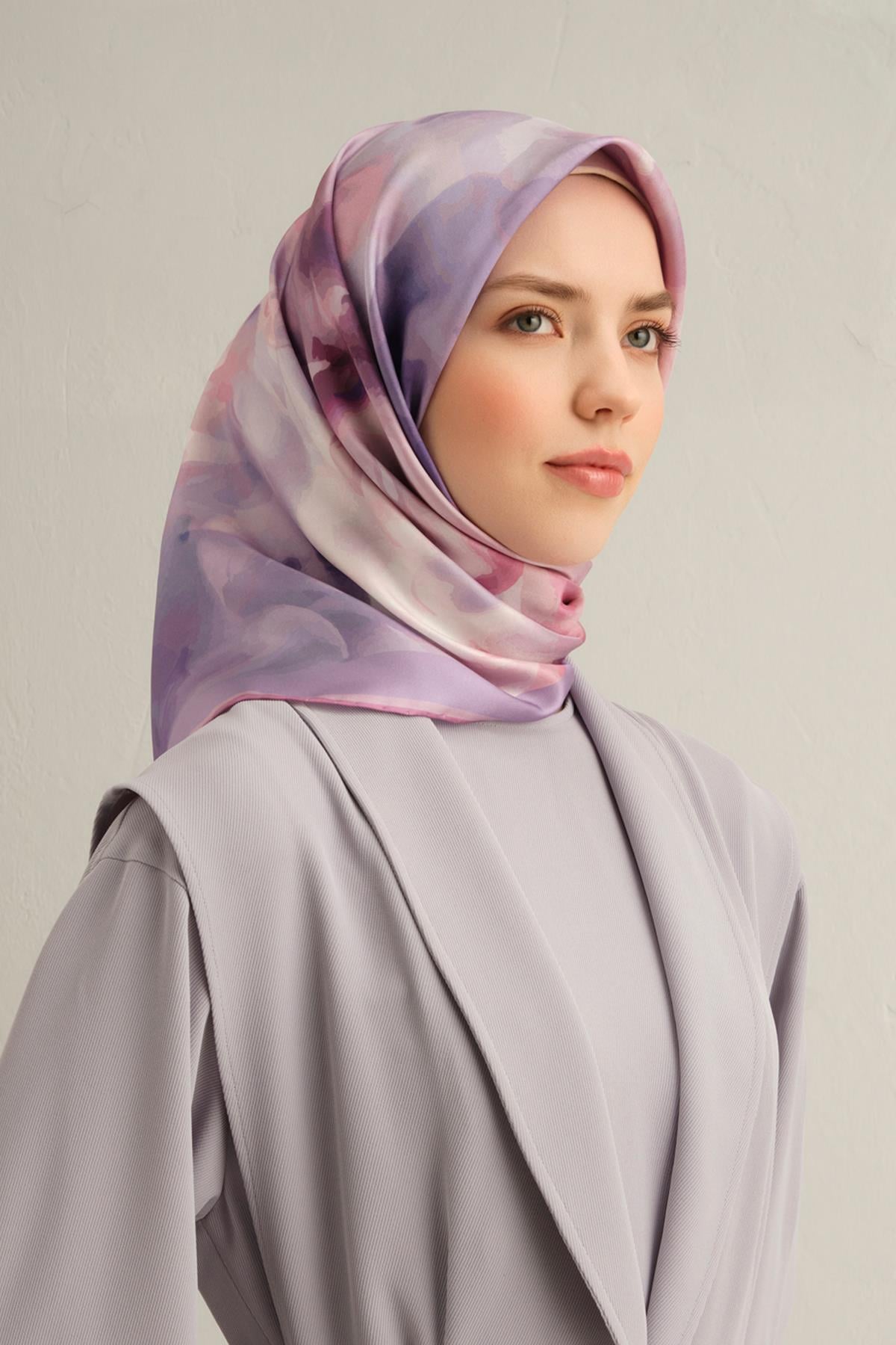 Armine Silk Scarf 2025 Spring-Summer - 9310D-51 - Twill