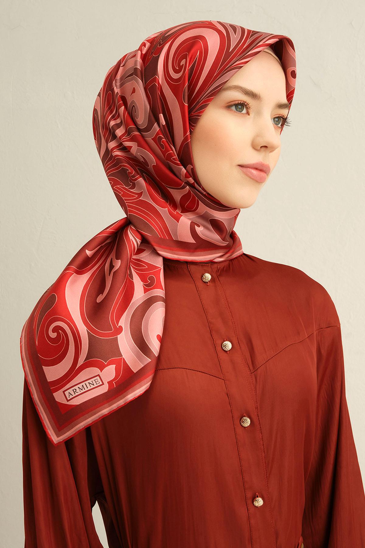 Armine İpek Eşarp 2025 İlkbahar-Yaz - 9323D-86 - Sura