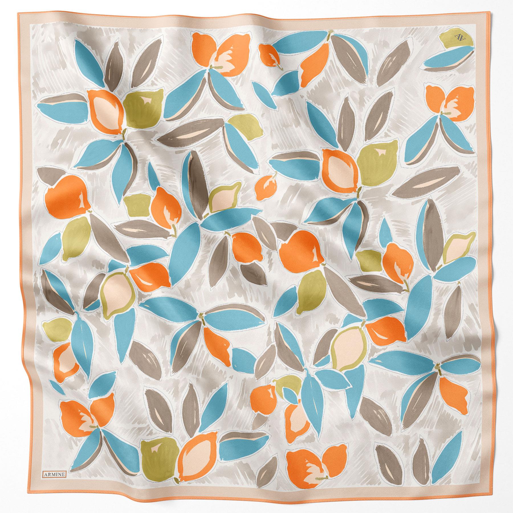 Armine Silk Scarf 2025 Spring-Summer - 9314D-36 - Satin