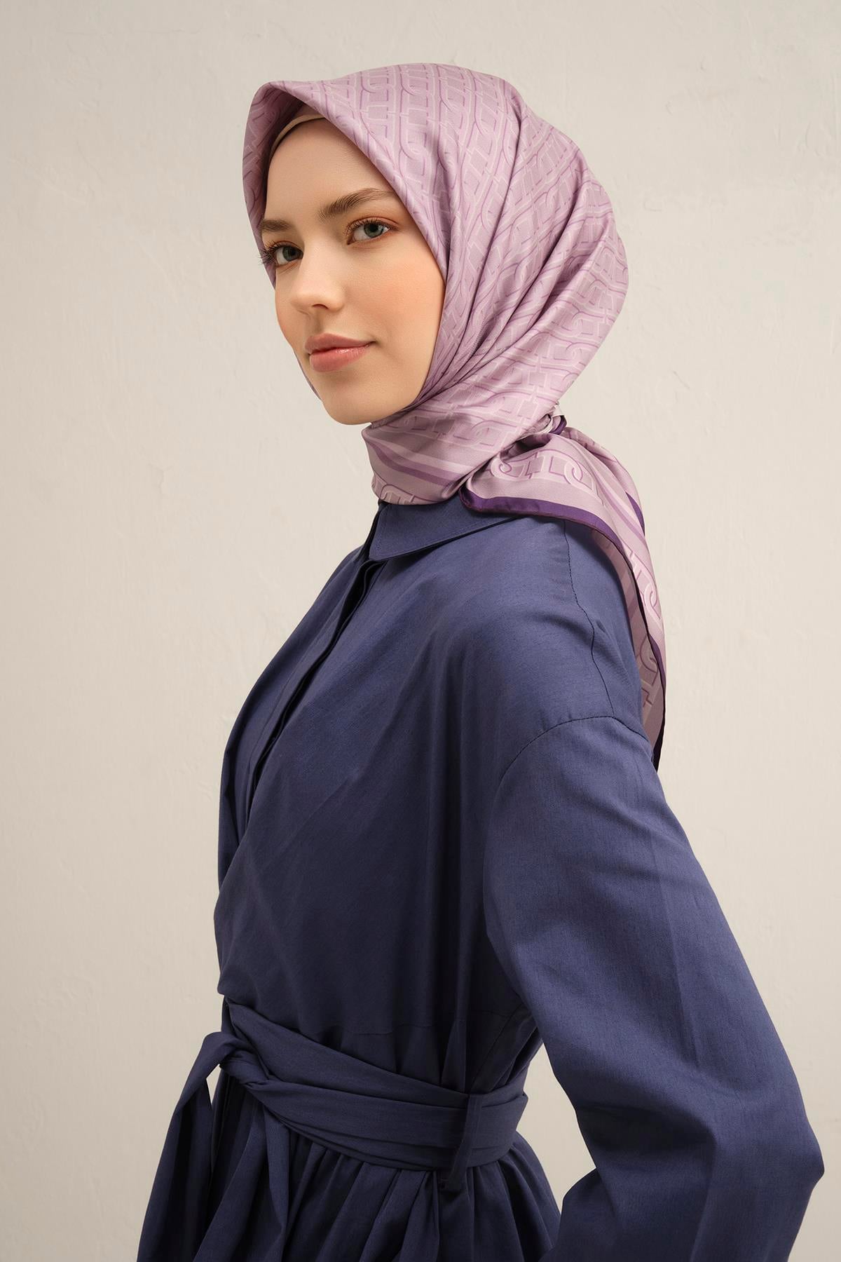 Armine Silk Scarf 2025 Spring-Summer - 9301D-55 - Twill
