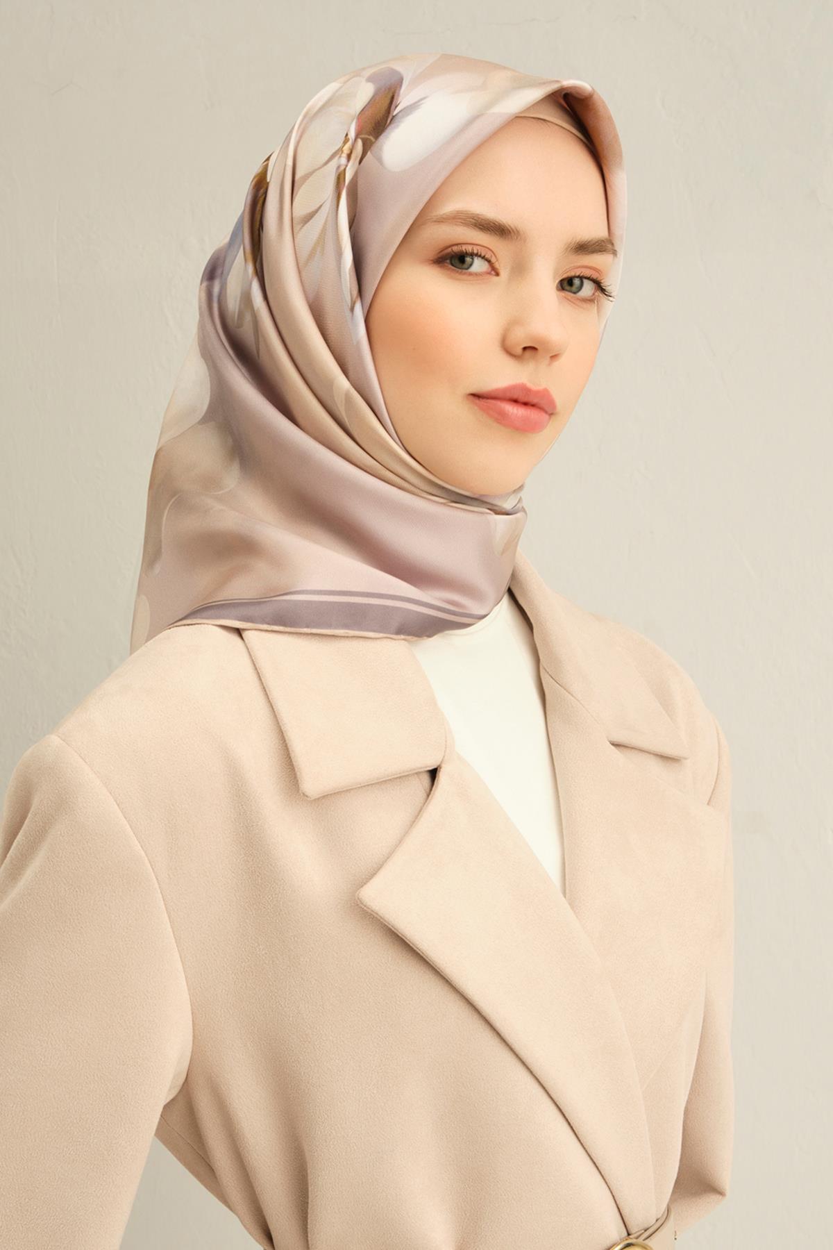 Armine İpek Eşarp 2025 İlkbahar-Yaz - 9305D-06 - Tivil