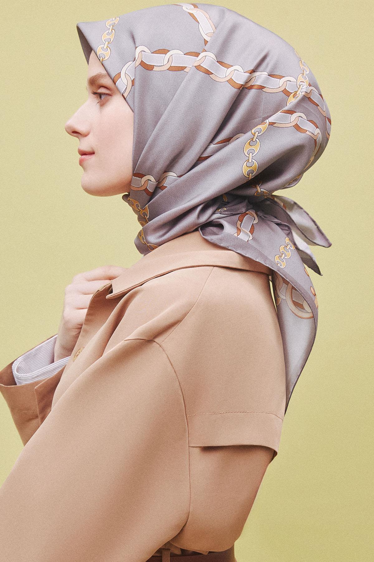 Armine İpek Eşarp 2025 İlkbahar-Yaz - 9346D-34 - Tivil