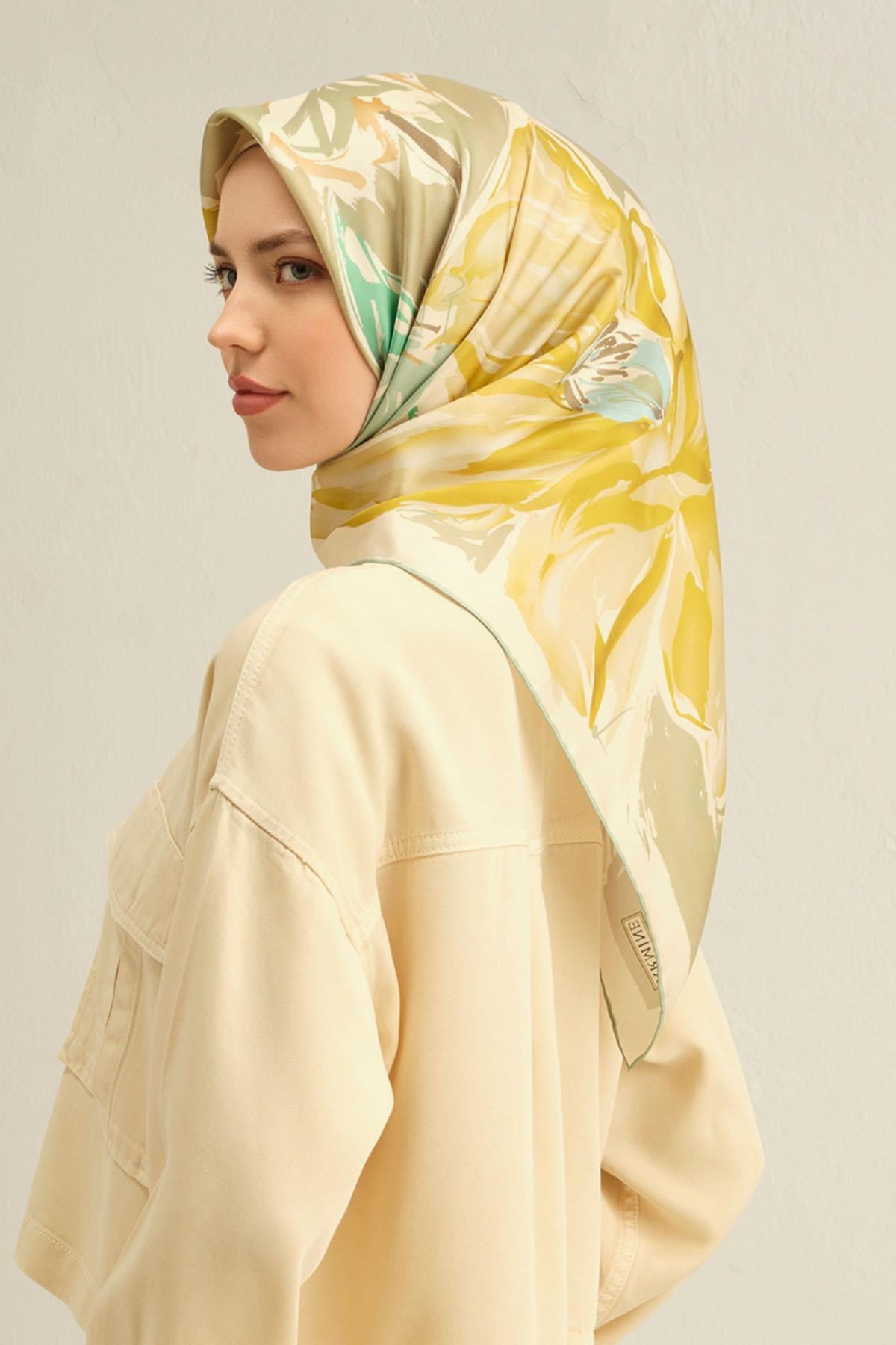 Armine İpek Eşarp 2025 İlkbahar-Yaz - 9337D-83 - Sura