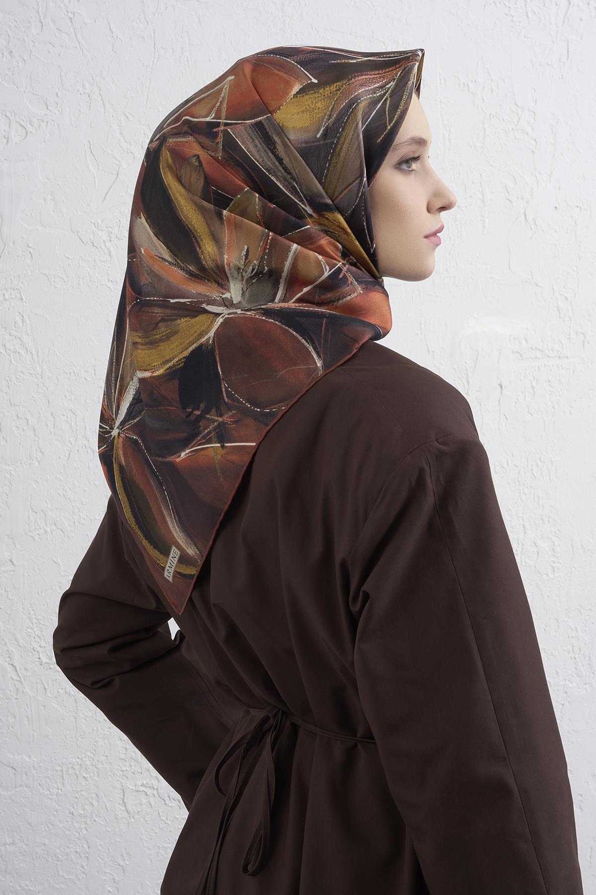 Armine İpek Eşarp 2025/2026 Sonbahar Kış - 9406D-80 - Tivil
