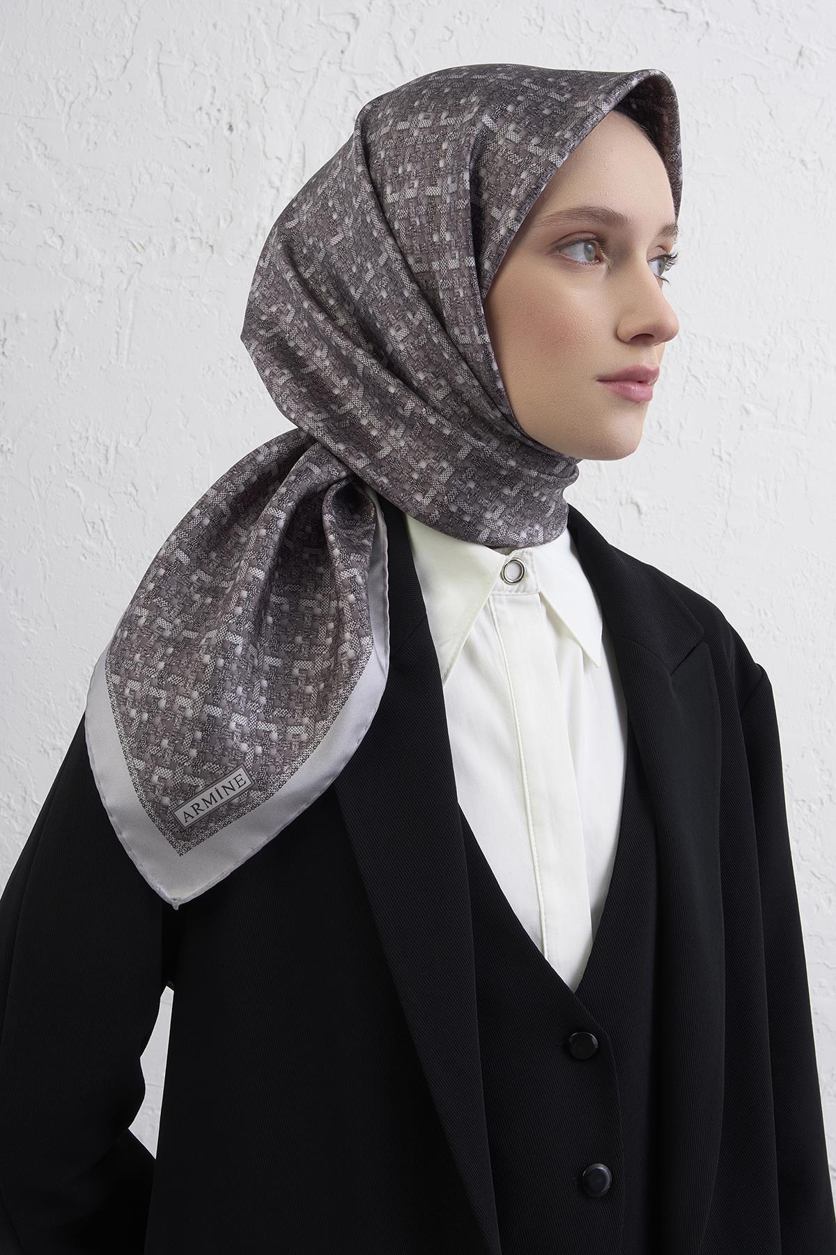 Armine İpek Eşarp 2025/2026 Sonbahar Kış - 9405D-33 - Tivil
