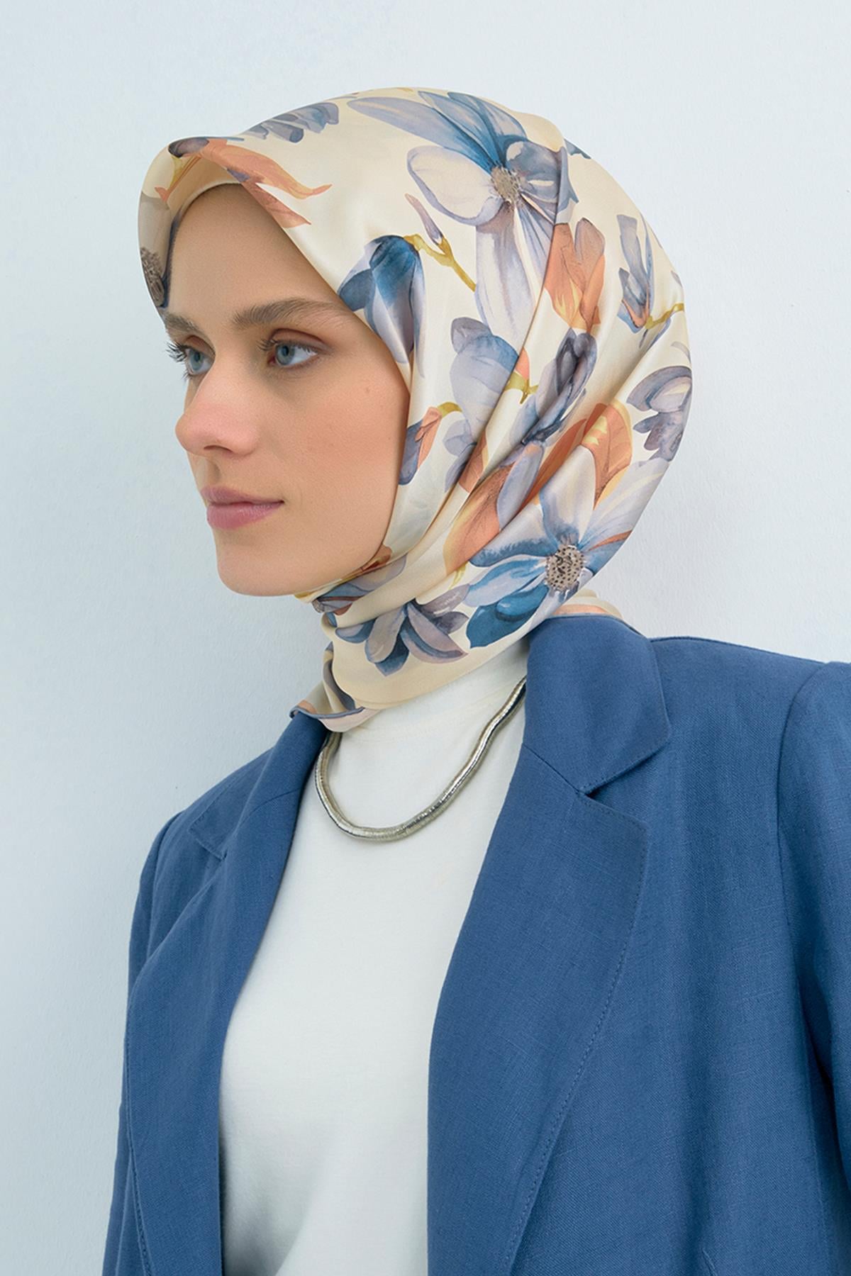 Armine İpek Eşarp 2026 İlkbahar-Yaz - 9524D-81 - Tivil