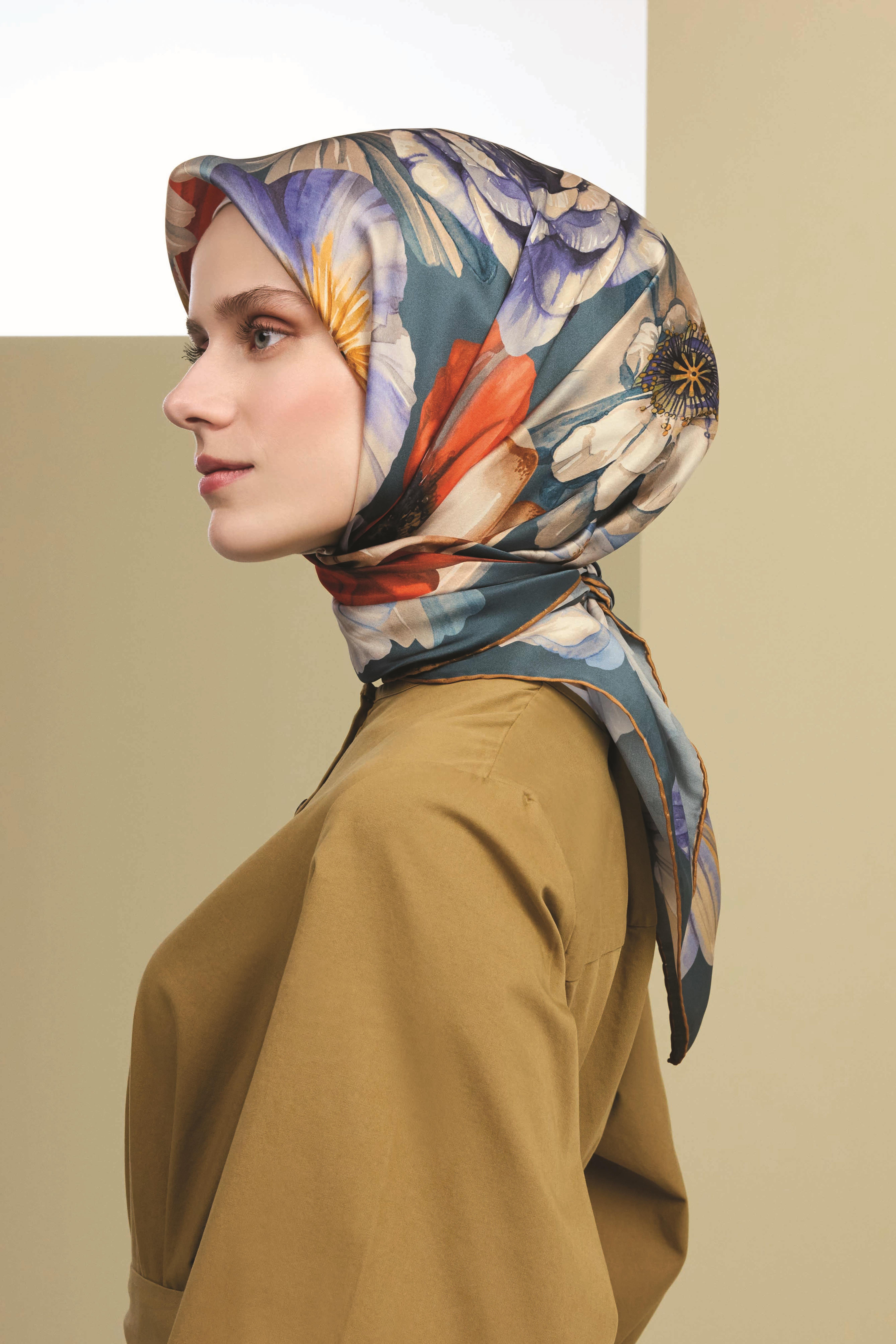 Armine İpek Eşarp 2026 İlkbahar-Yaz - 9503D-85 - Sura