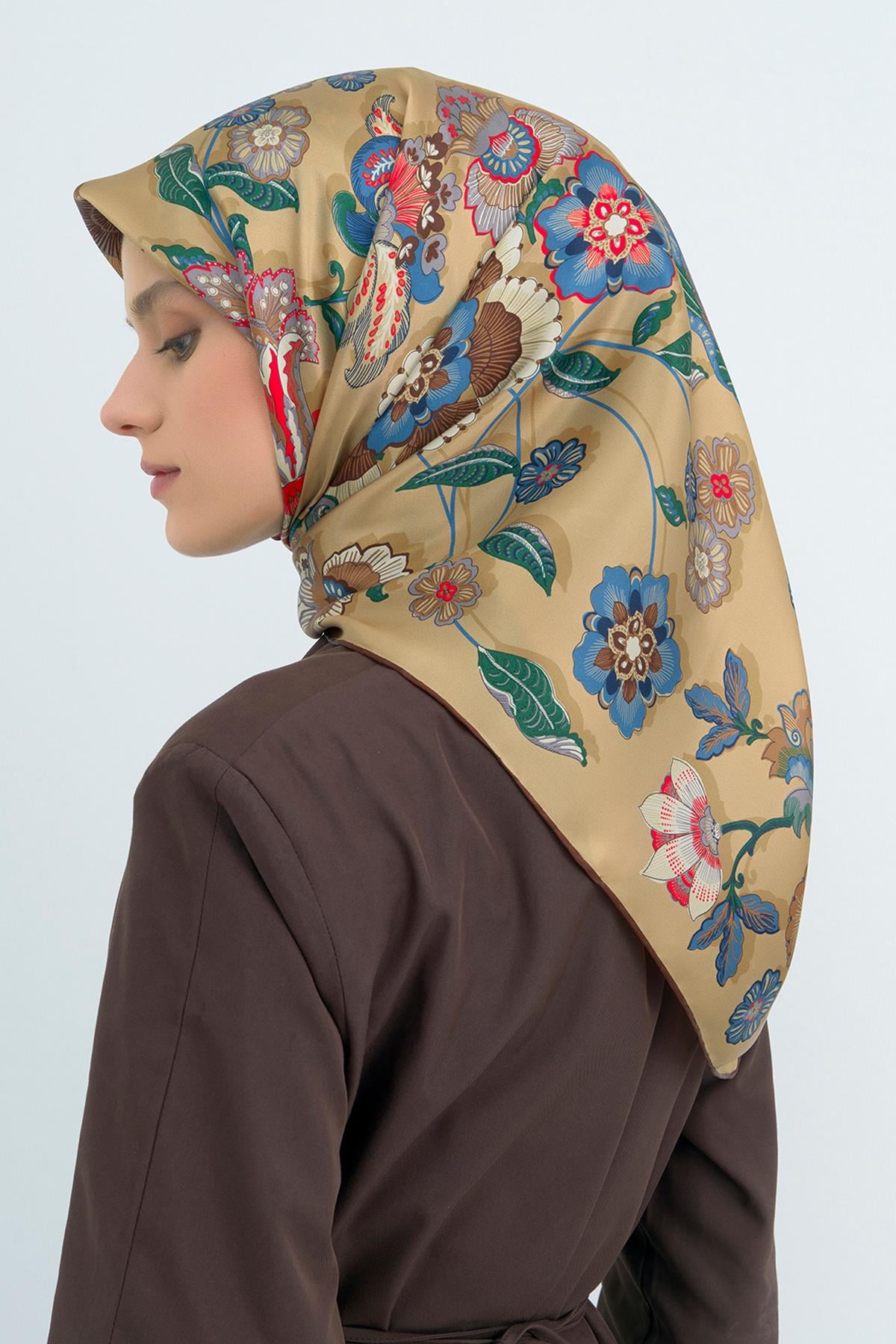 Armine İpek Eşarp 2026 İlkbahar-Yaz - 9523D-55 - Sura