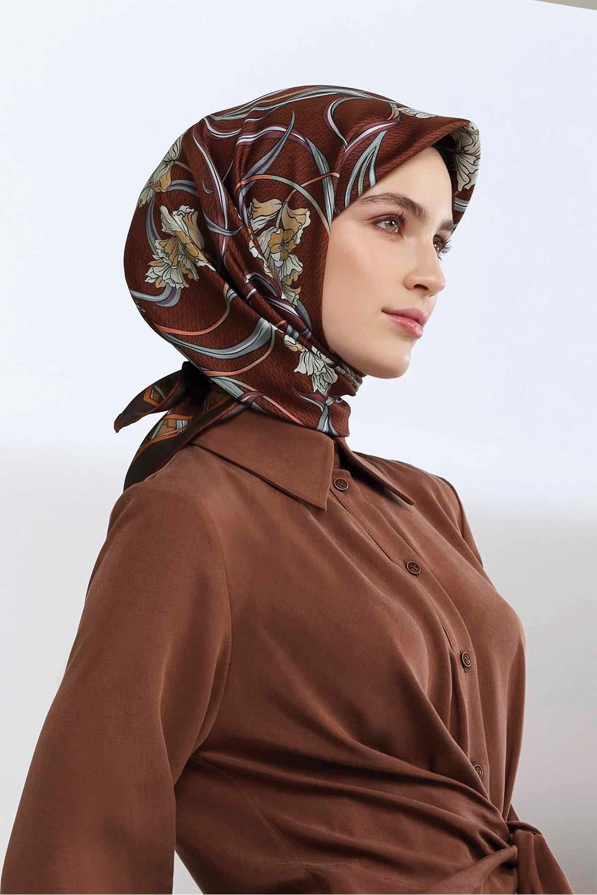 Armine İpek Eşarp 2026 İlkbahar-Yaz - 9512D-54 - Tivil