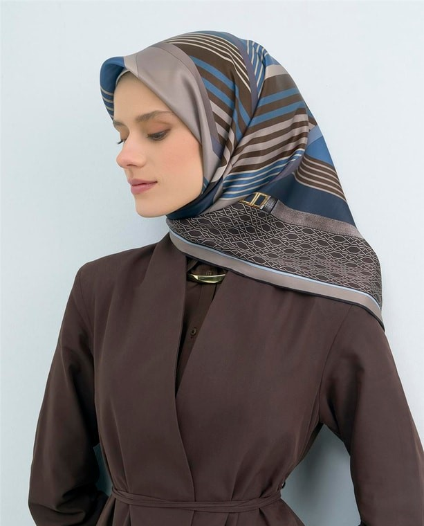 Armine İpek Eşarp 2026 İlkbahar-Yaz - 9521D-33 - Tivil