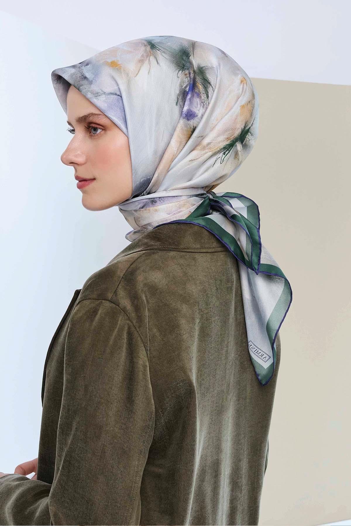 Armine İpek Eşarp 2026 İlkbahar-Yaz - 9515D-01 - Sura