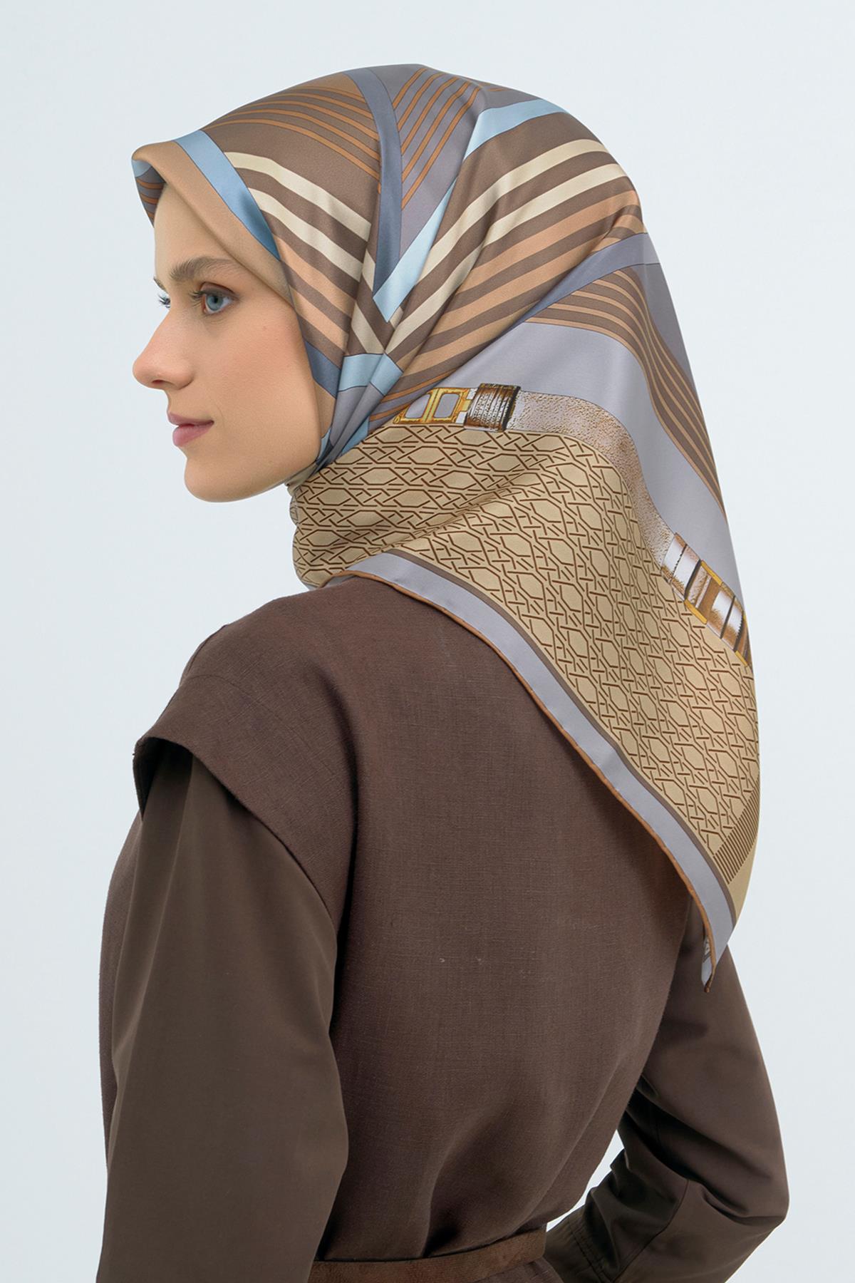 Armine İpek Eşarp 2026 İlkbahar-Yaz - 9521D-03 - Tivil