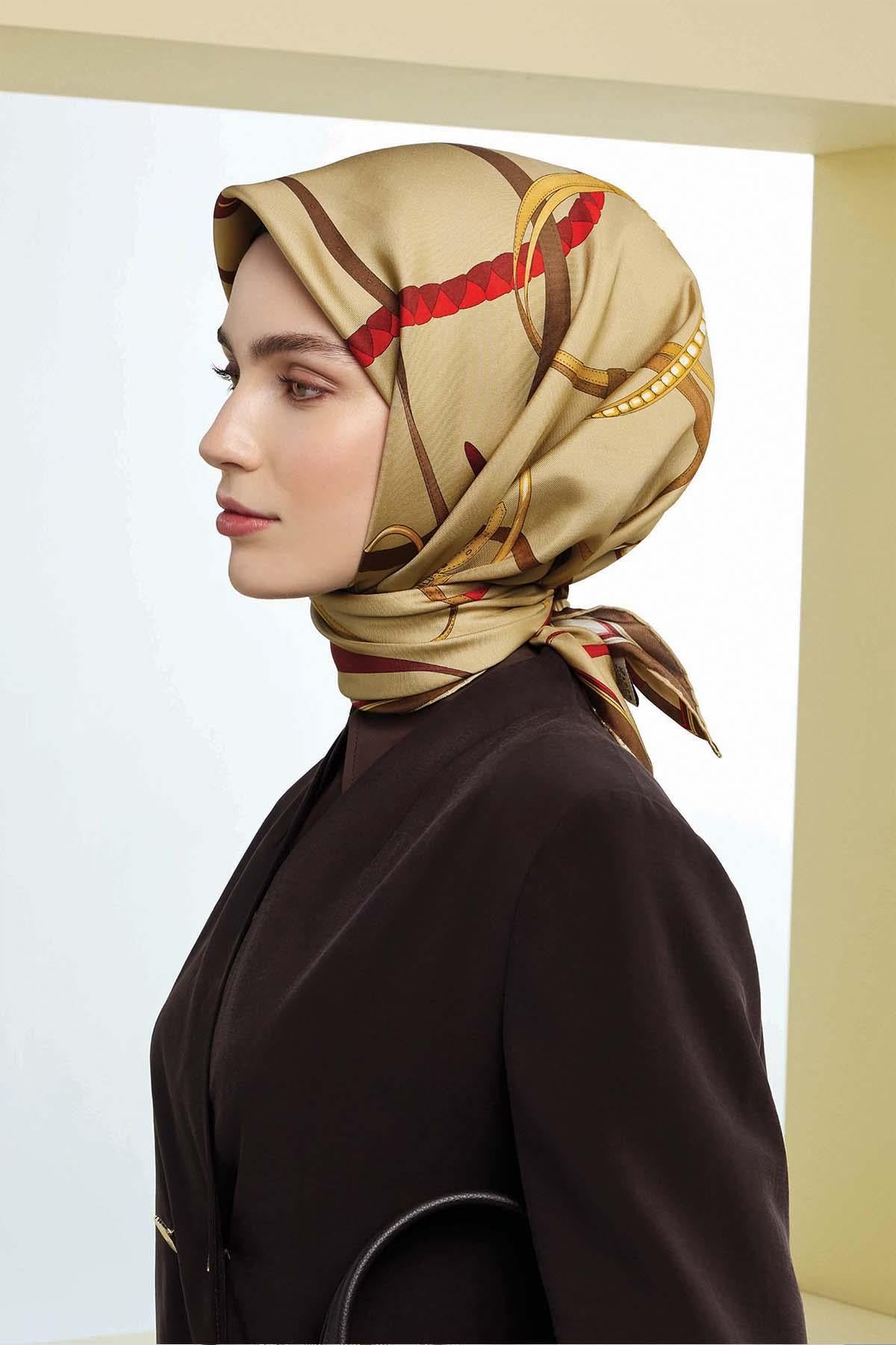 Armine İpek Eşarp 2026 İlkbahar-Yaz - 9517D-52 - Tivil