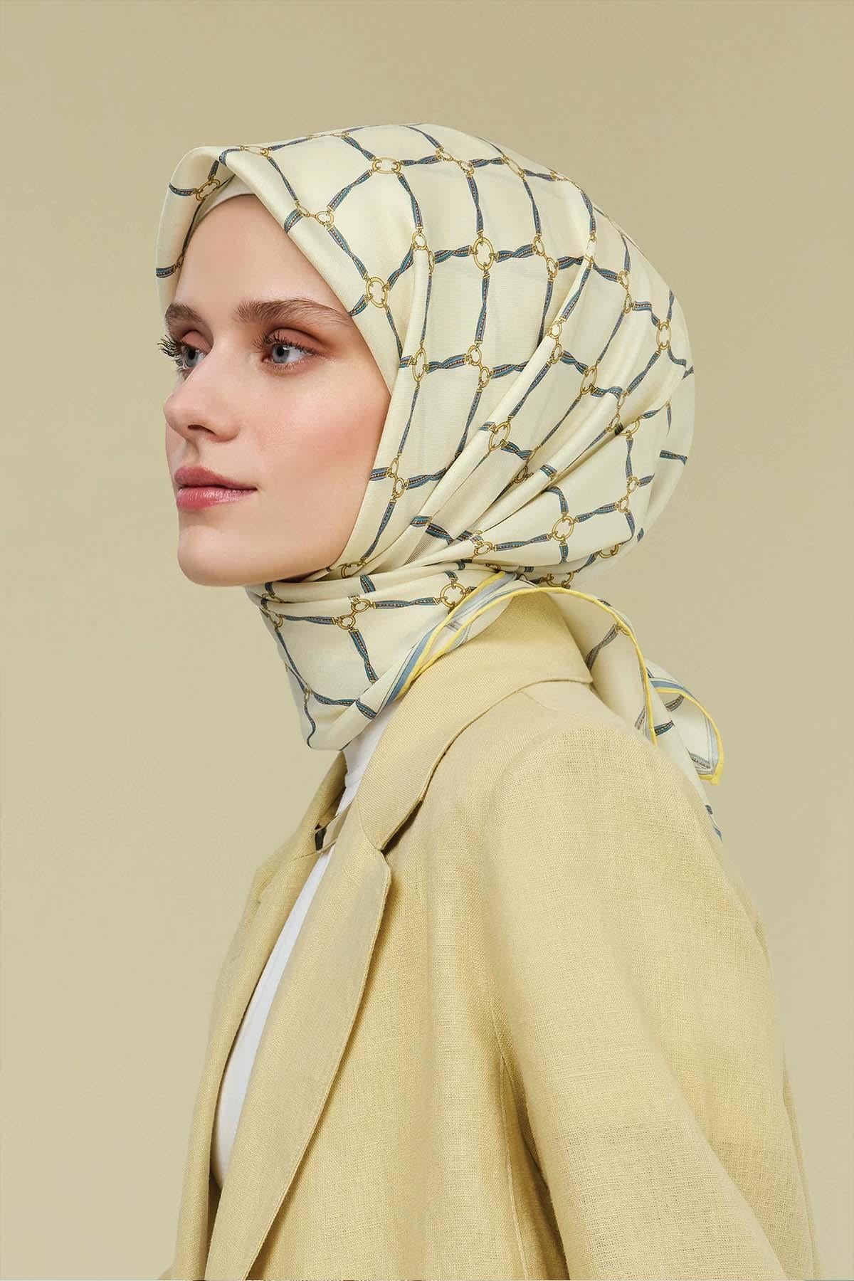Armine İpek Eşarp 2026 İlkbahar-Yaz - 9538D-81 - Tivil