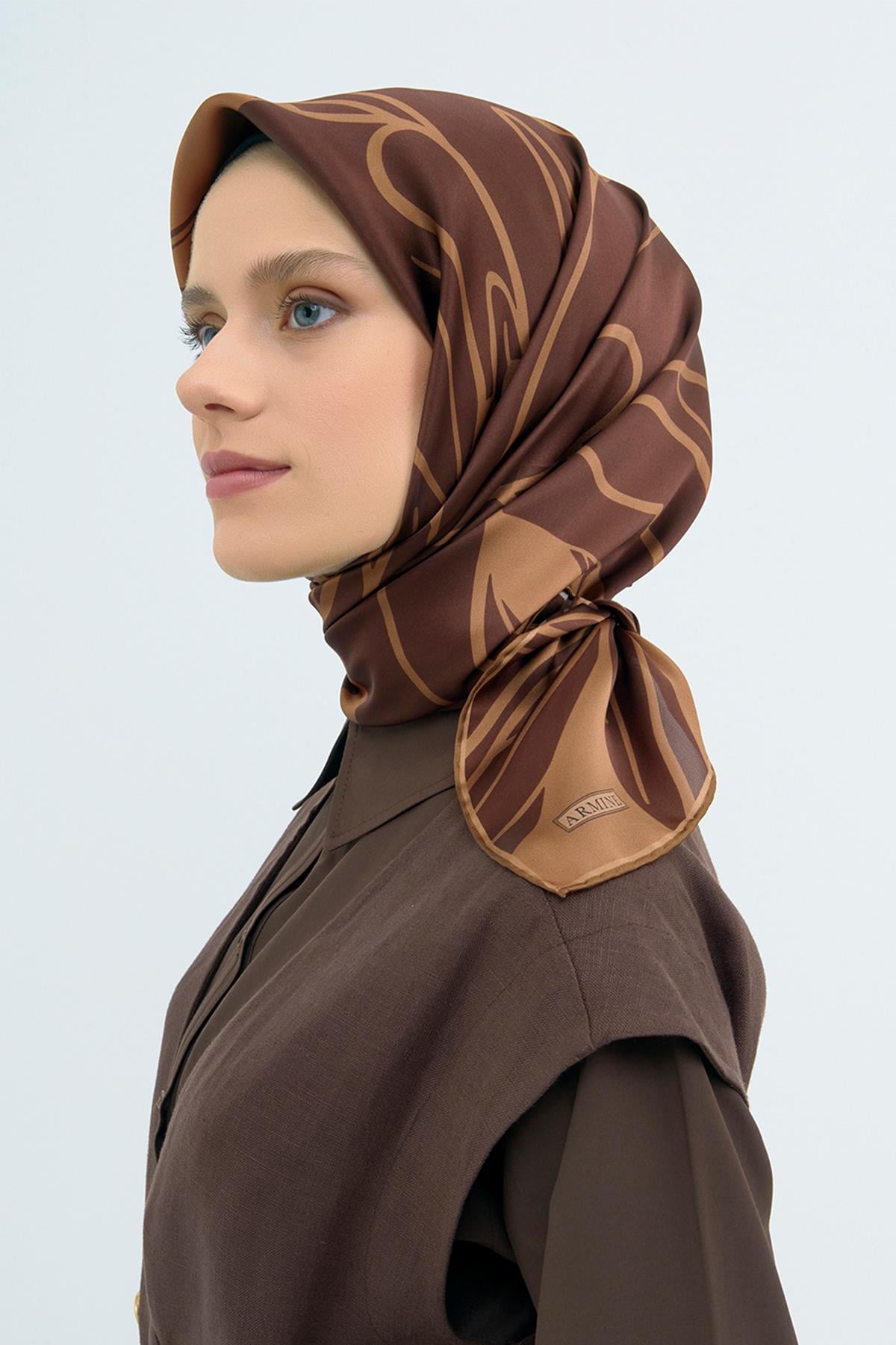 Armine İpek Eşarp 2026 İlkbahar-Yaz - 9553D-03 - Tivil