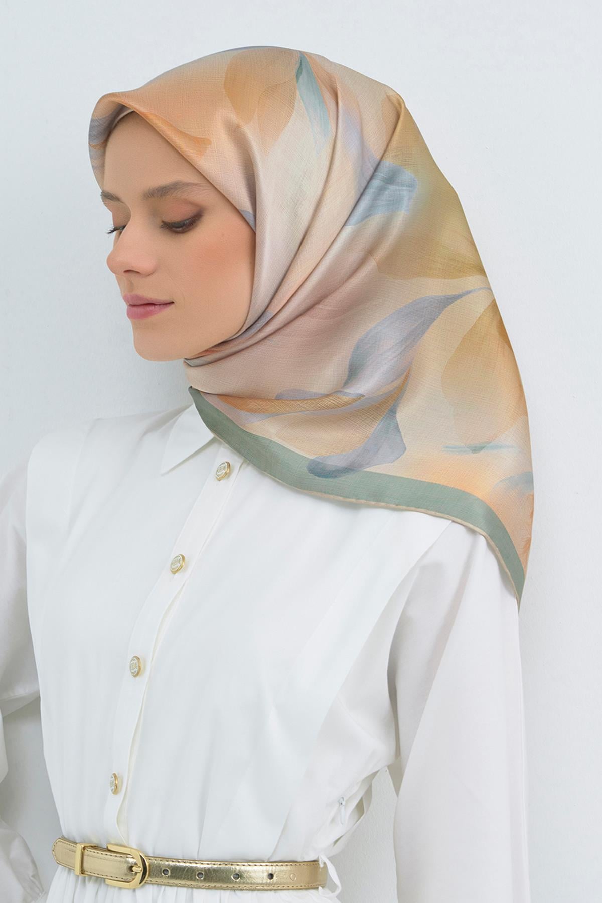 Armine İpek Eşarp 2026 İlkbahar-Yaz - 9519D-37 - Tivil