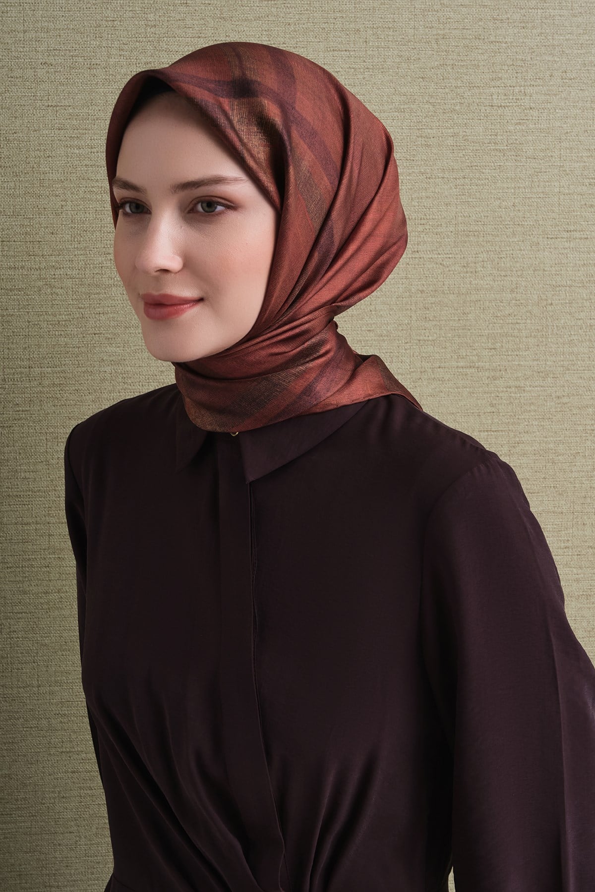 Armine İpek Eşarp 2026/2027 Sonbahar Kış - 9618DS-02 - Sura