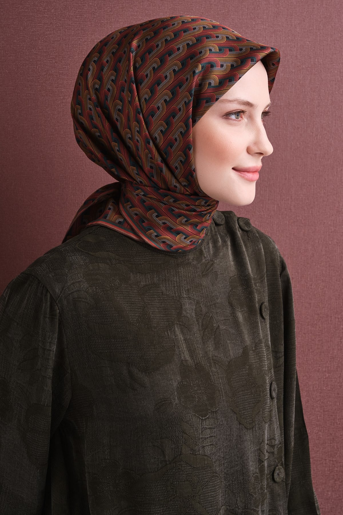 Armine İpek Eşarp 2026/2027 Sonbahar Kış - 9604DT-80 - Tivil