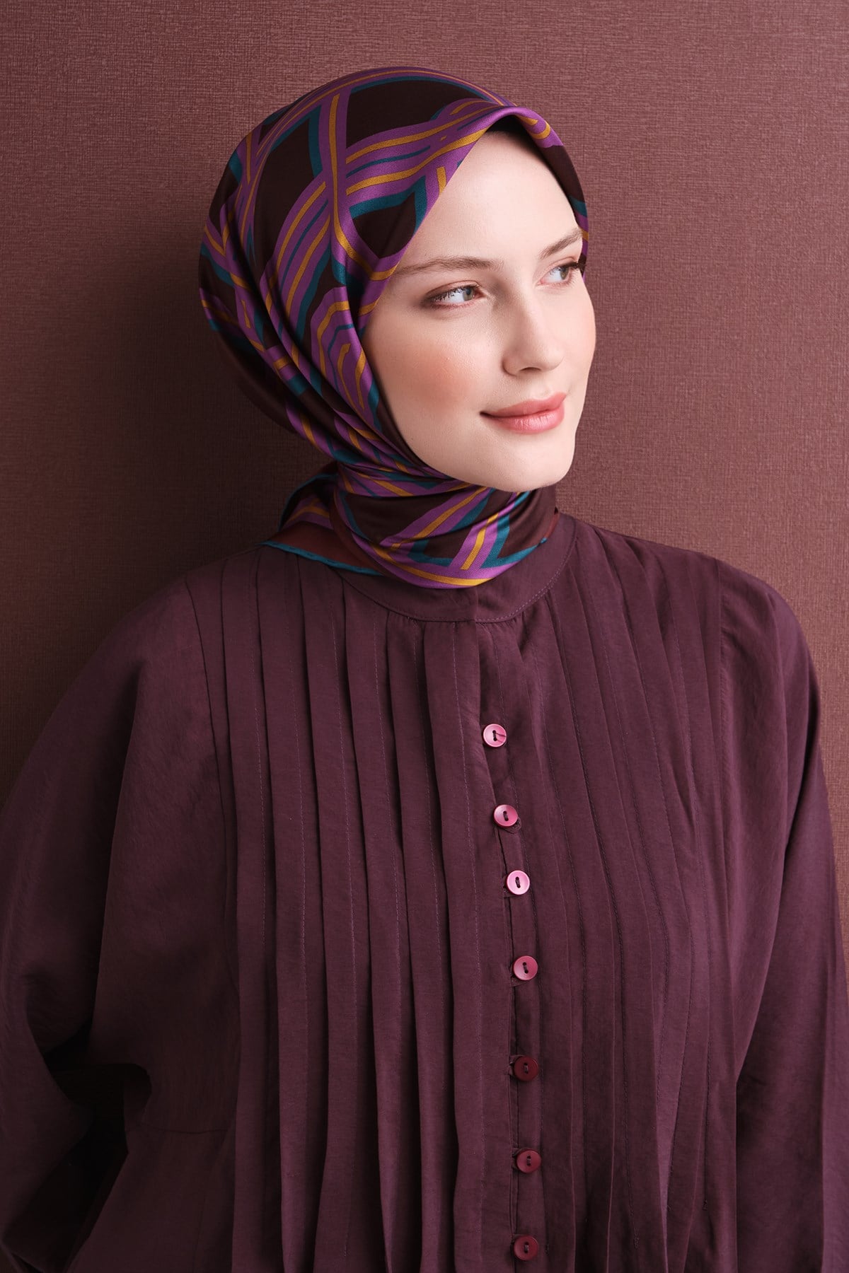 Armine İpek Eşarp 2026/2027 Sonbahar Kış - 9614DT-84 - Tivil