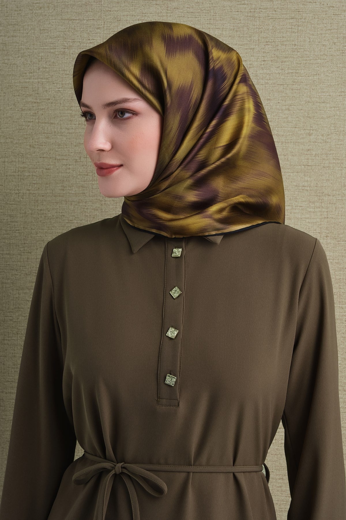 Armine İpek Eşarp 2026/2027 Sonbahar Kış - 9605DT-35 - Tivil