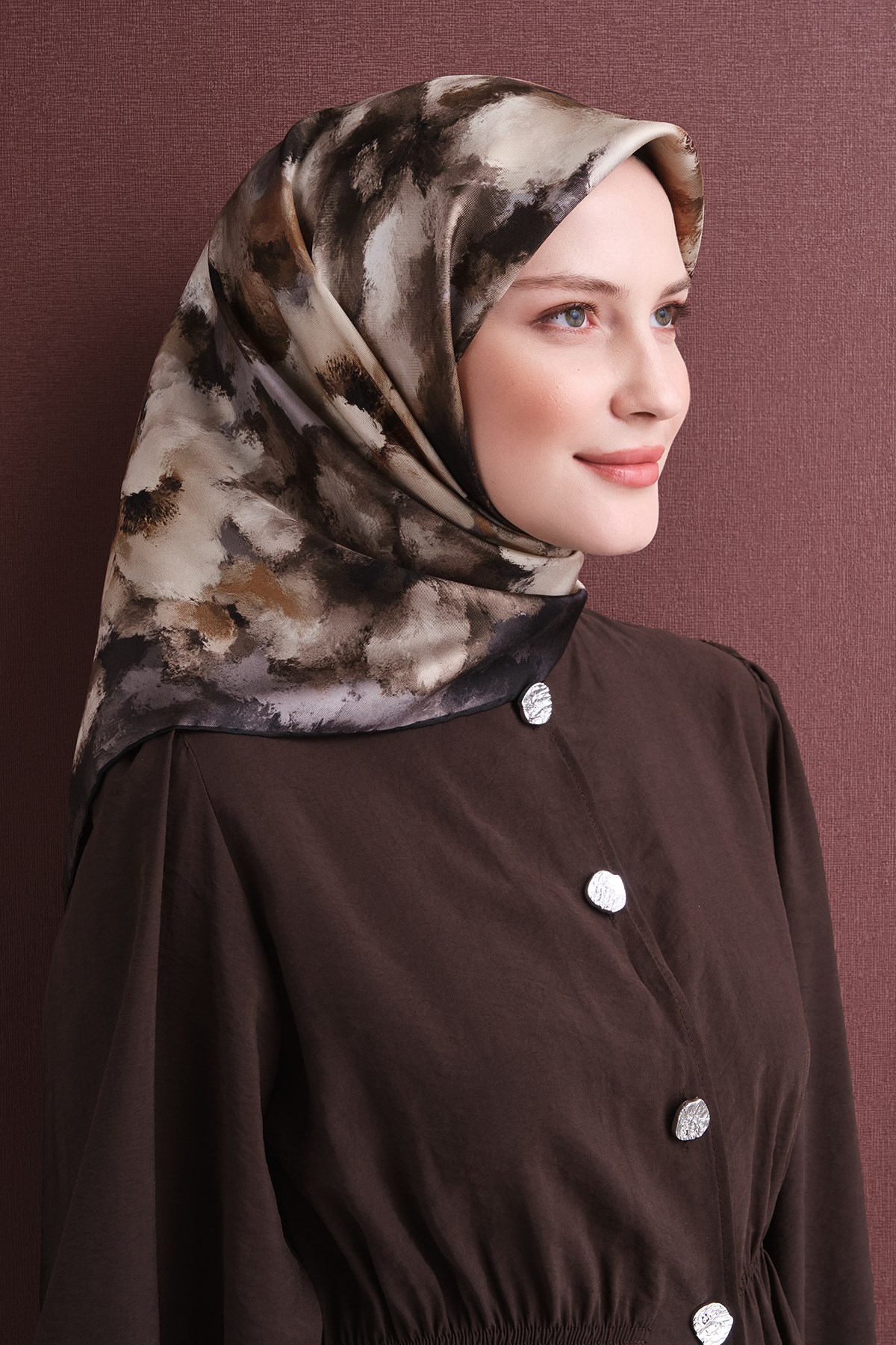 Armine İpek Eşarp 2026/2027 Sonbahar Kış - 9613DT-84 - Tivil