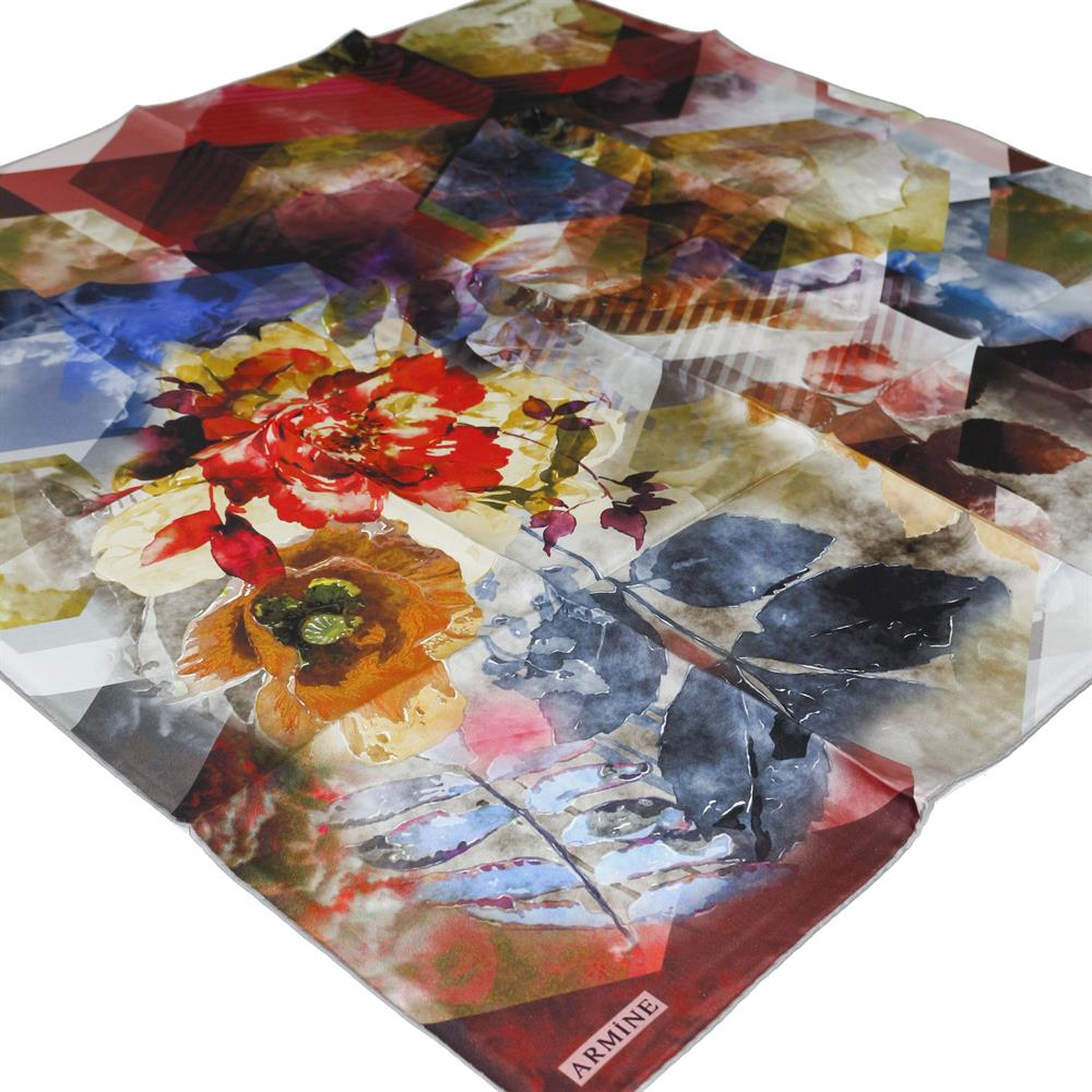 Armine Silk Scarf 2021 Spring-Summer - 8523D 35 - Twill