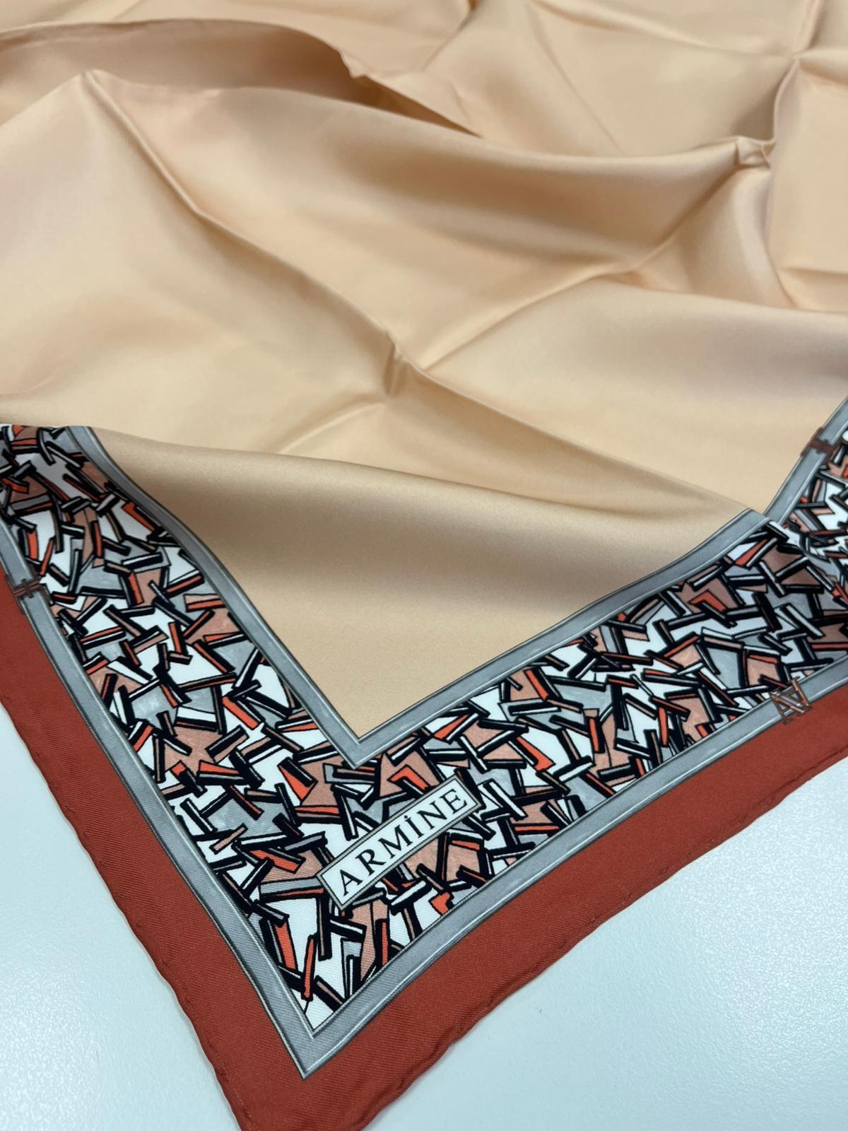 Armine İpek Eşarp - 8751D-55 - Tivil