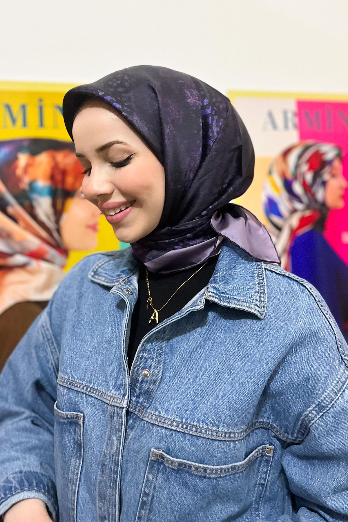 Armine İpek Eşarp - 8810D-02 - Tivil