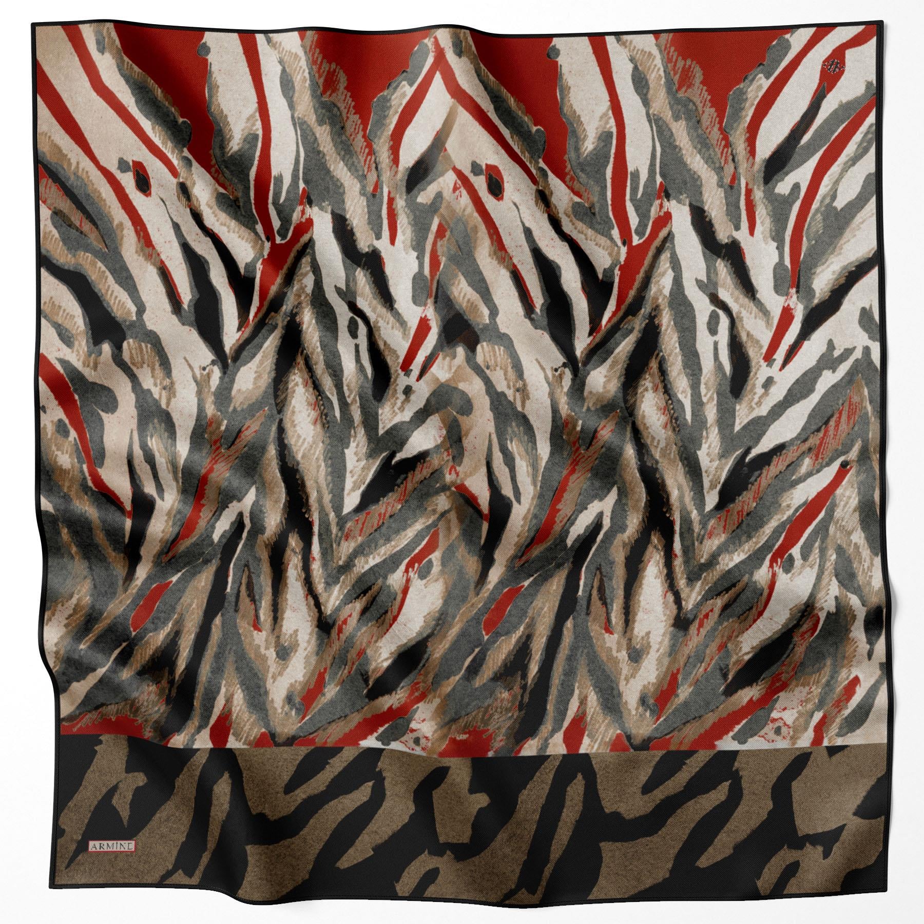 Armine Silk Scarf 2022/2023 Fall Winter - 8815D-01 - Twill