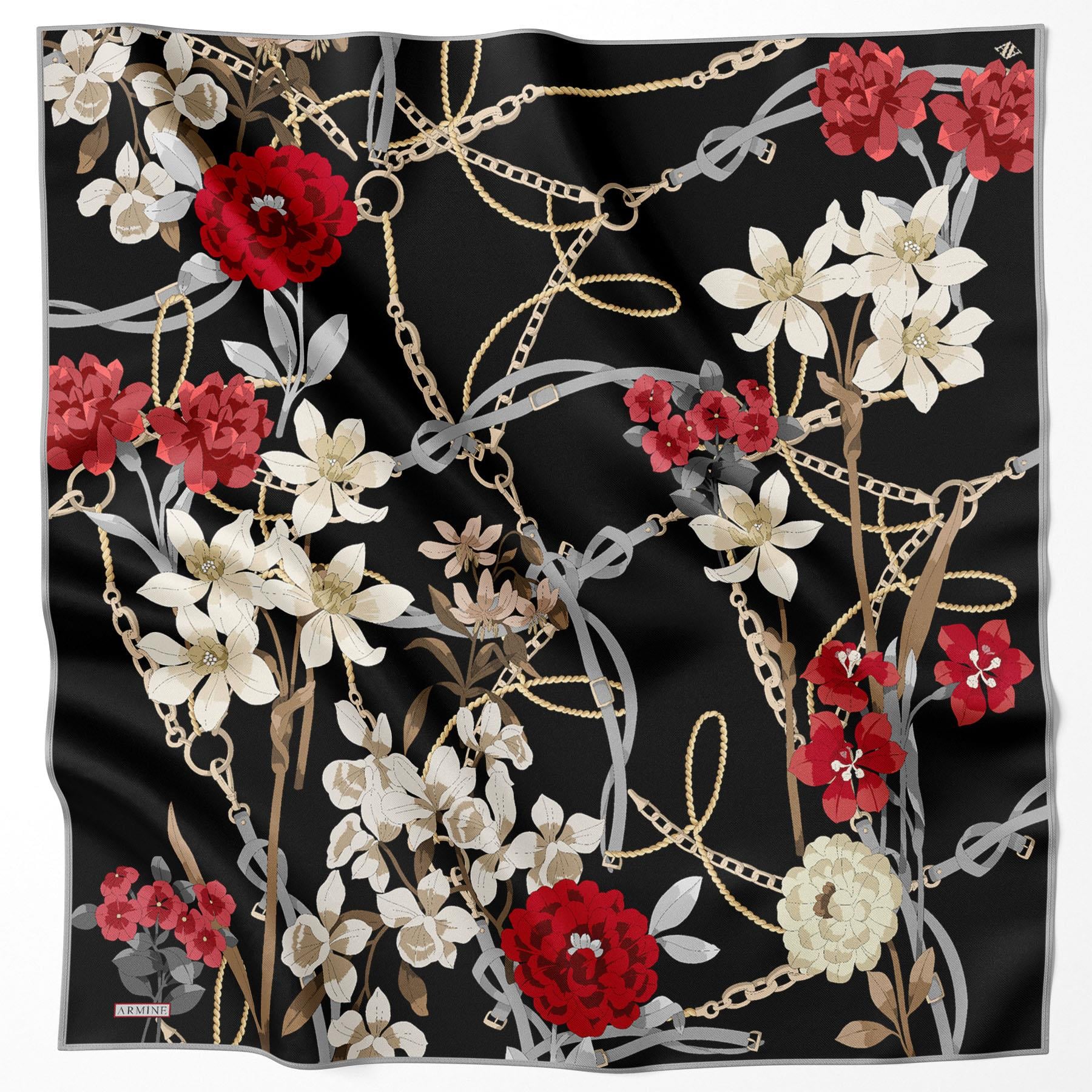 Armine Silk Scarf 2022/2023 Fall Winter - 8827D-06 - Twill