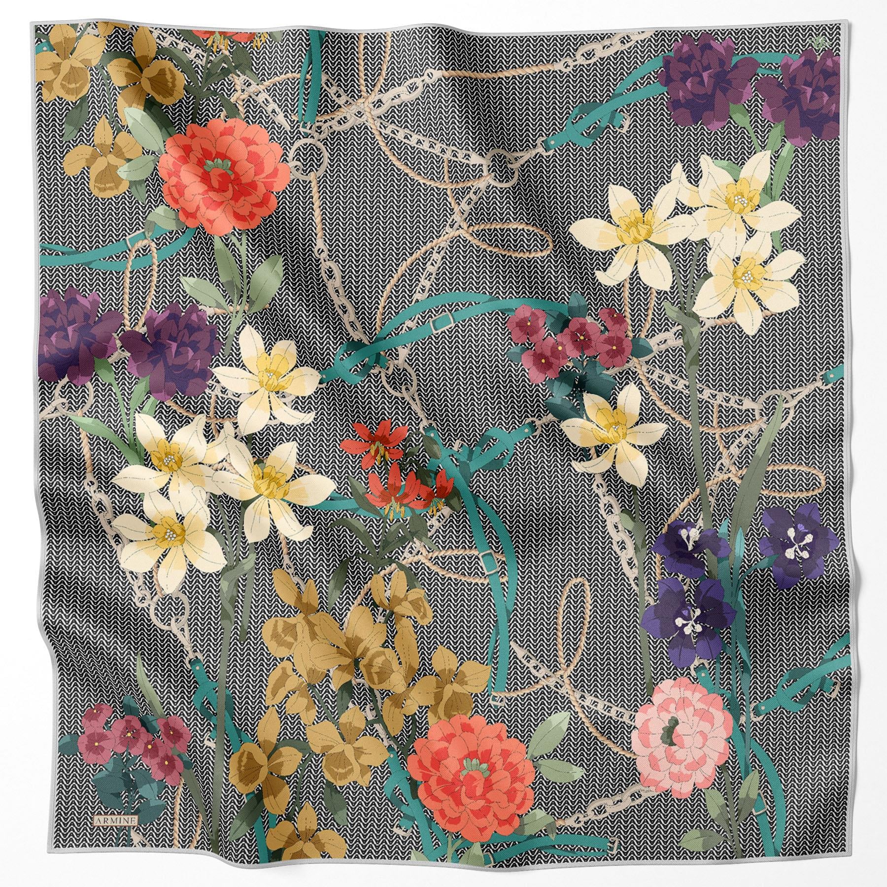 Armine Silk Scarf 2022/2023 Fall Winter - 8827D-09 - Twill