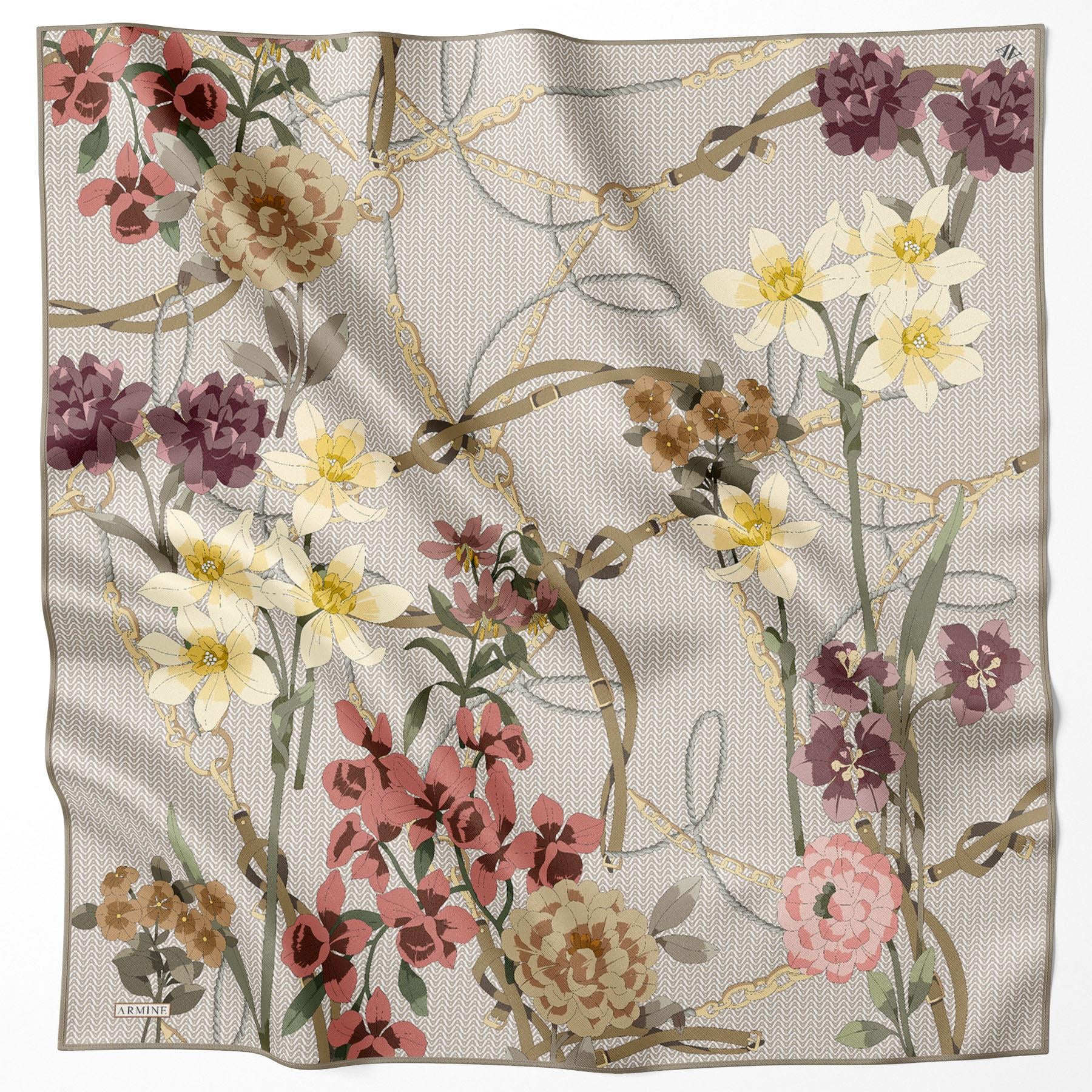 Armine Silk Scarf 2022/2023 Fall Winter - 8827D-31 - Twill