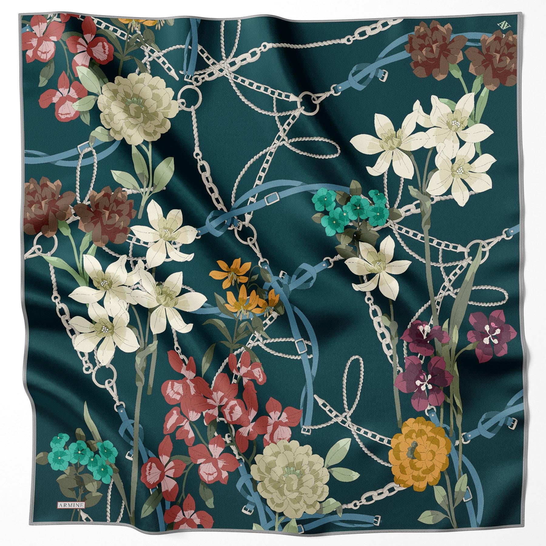 Armine Silk Scarf 2022/2023 Fall Winter - 8827D-53 - Satin