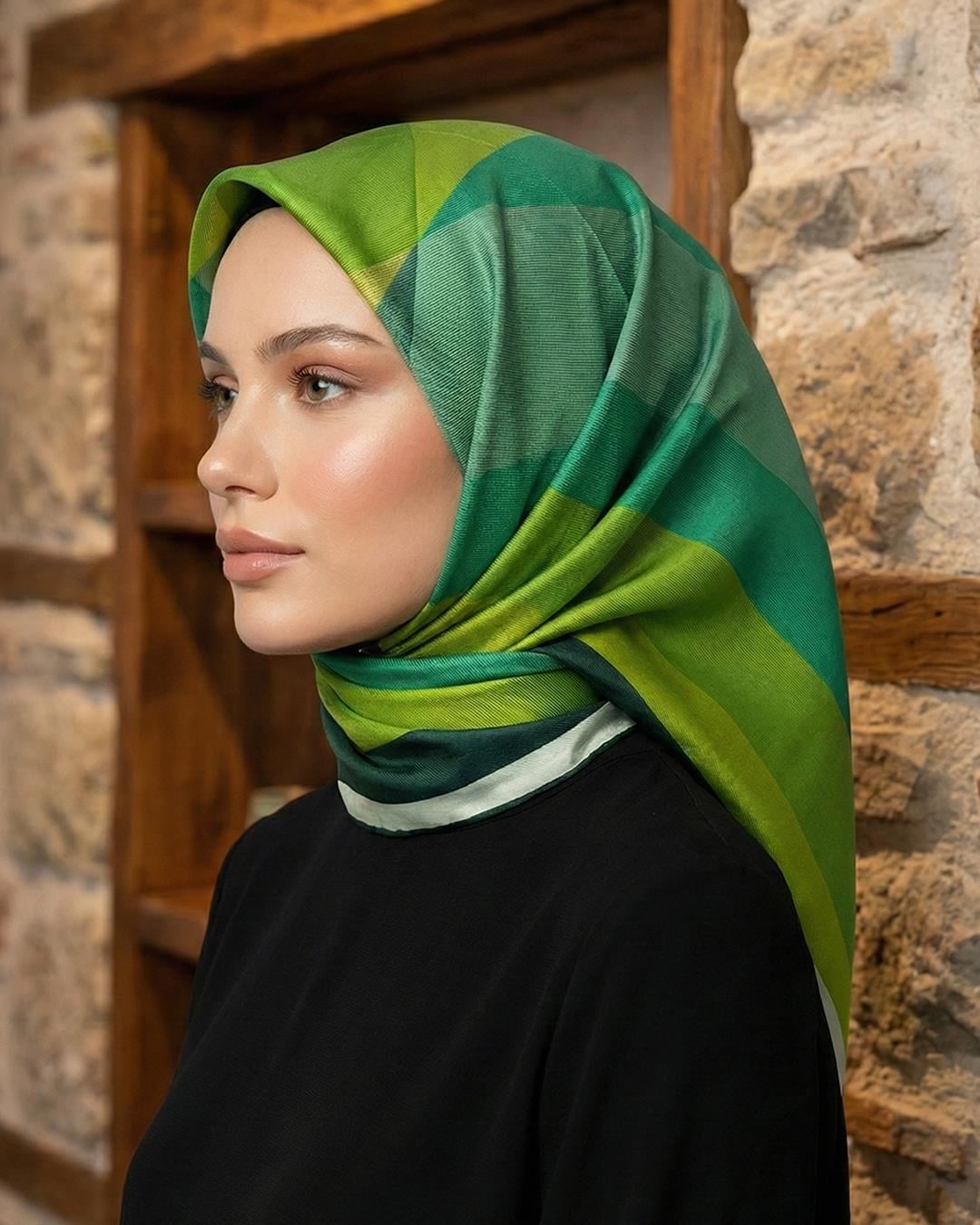 Armine İpek Eşarp - 9010D-56 - Tivil