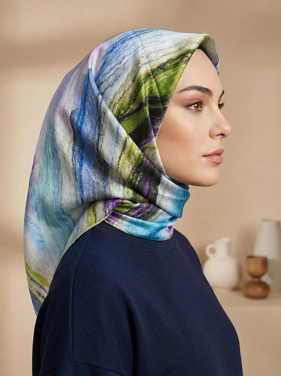Armine İpek Eşarp - 9102D-33 - Tivil