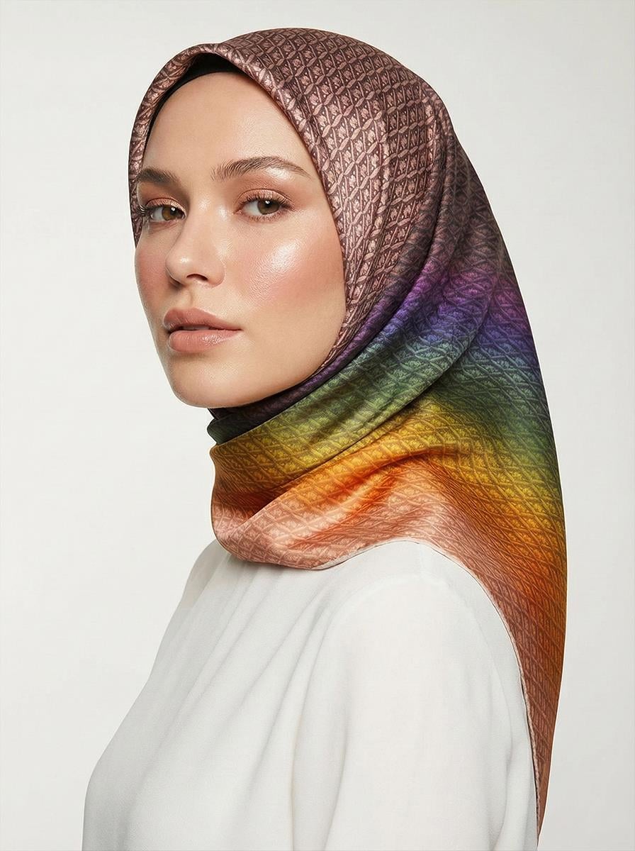 Armine İpek Eşarp - 9104D-21 - Tivil
