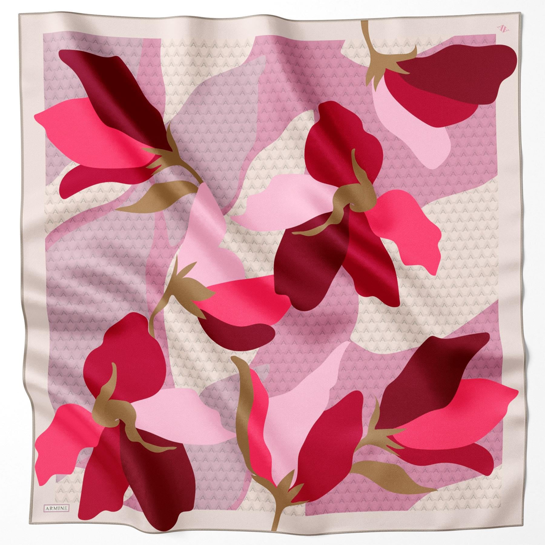 Armine Silk Scarf - 9119D-05 - Twill