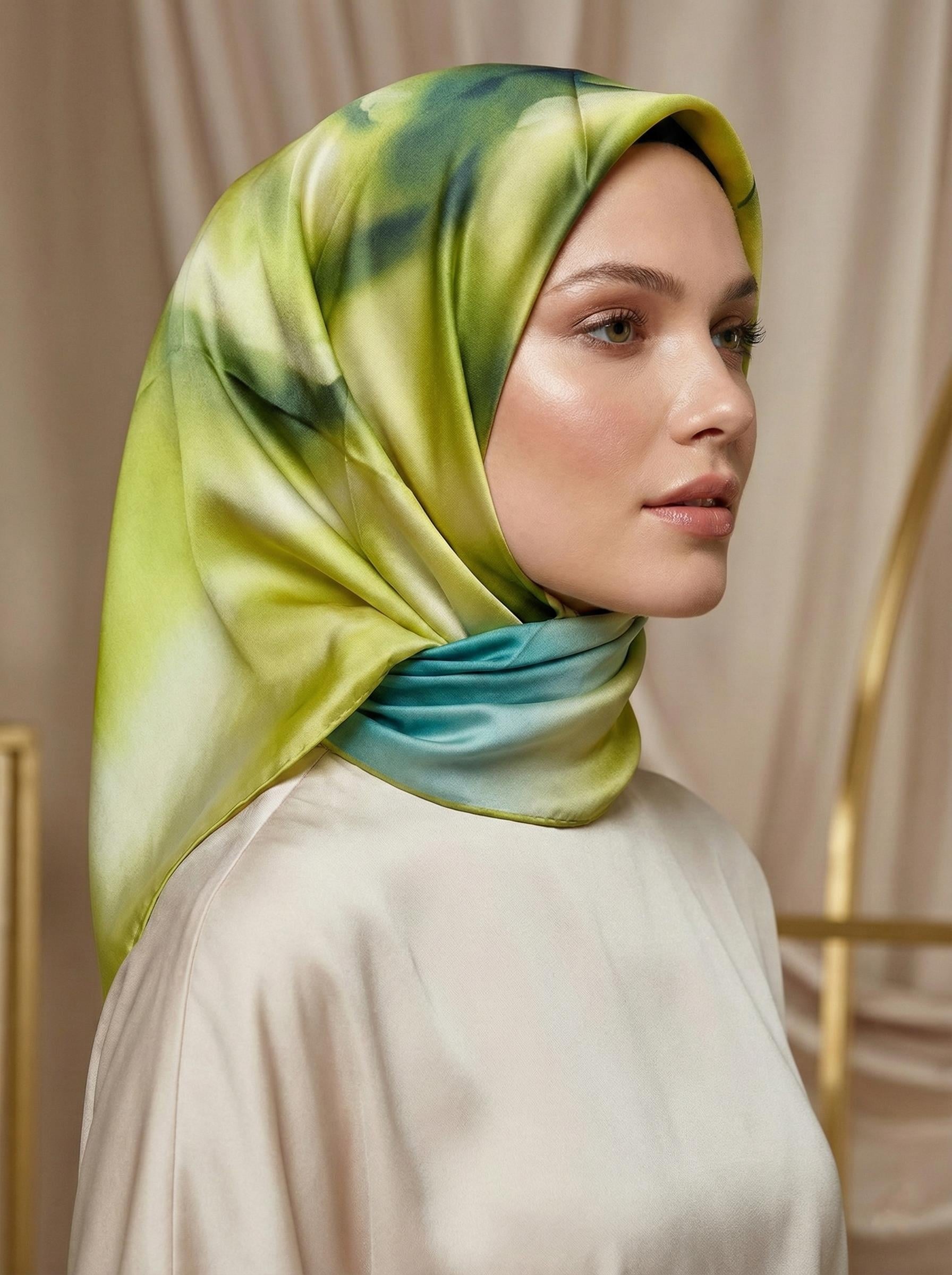 Armine İpek Eşarp - 9124D-80 - Tivil