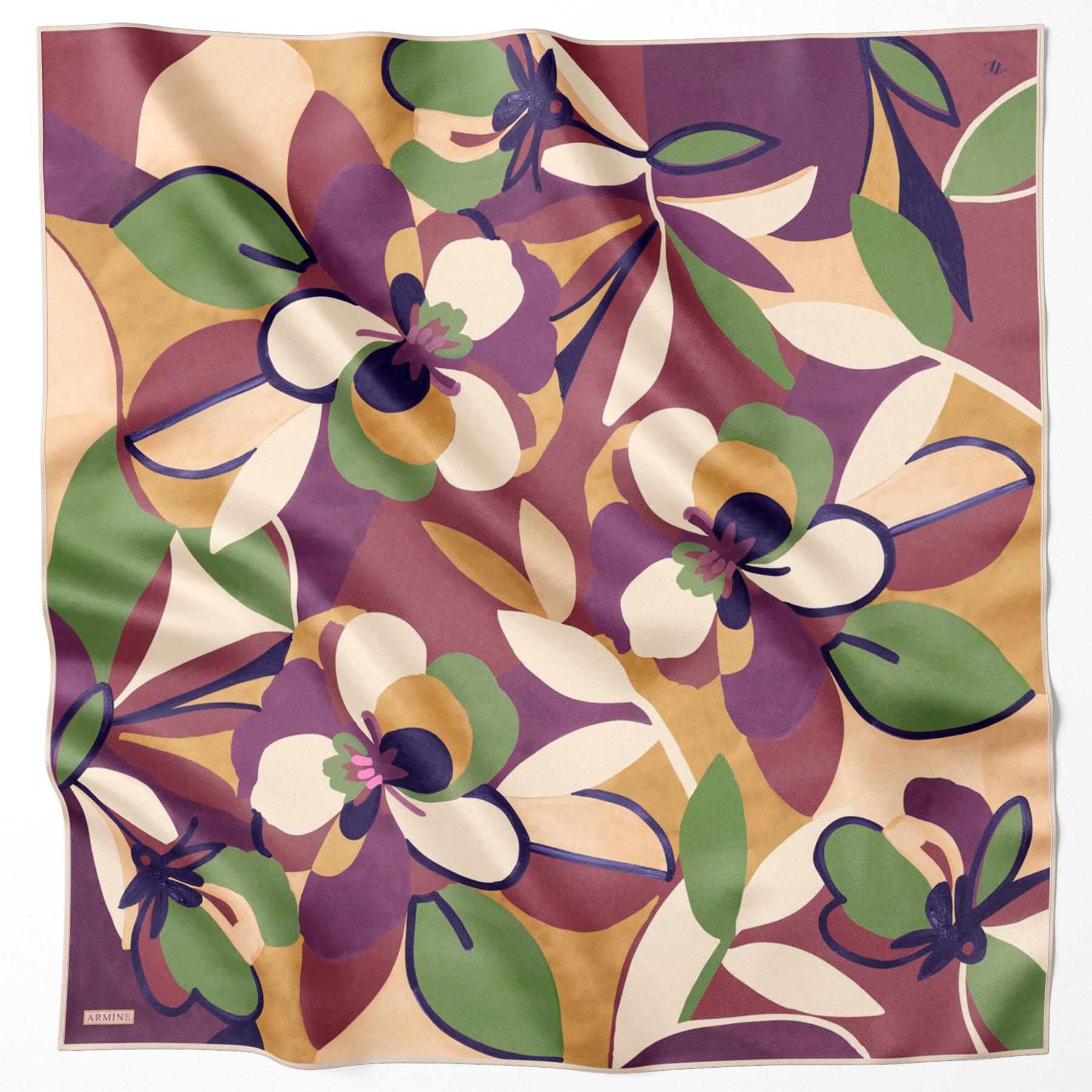 Armine Silk Scarf 2024/2025 Fall-Winter - 9200D-07 - Twill