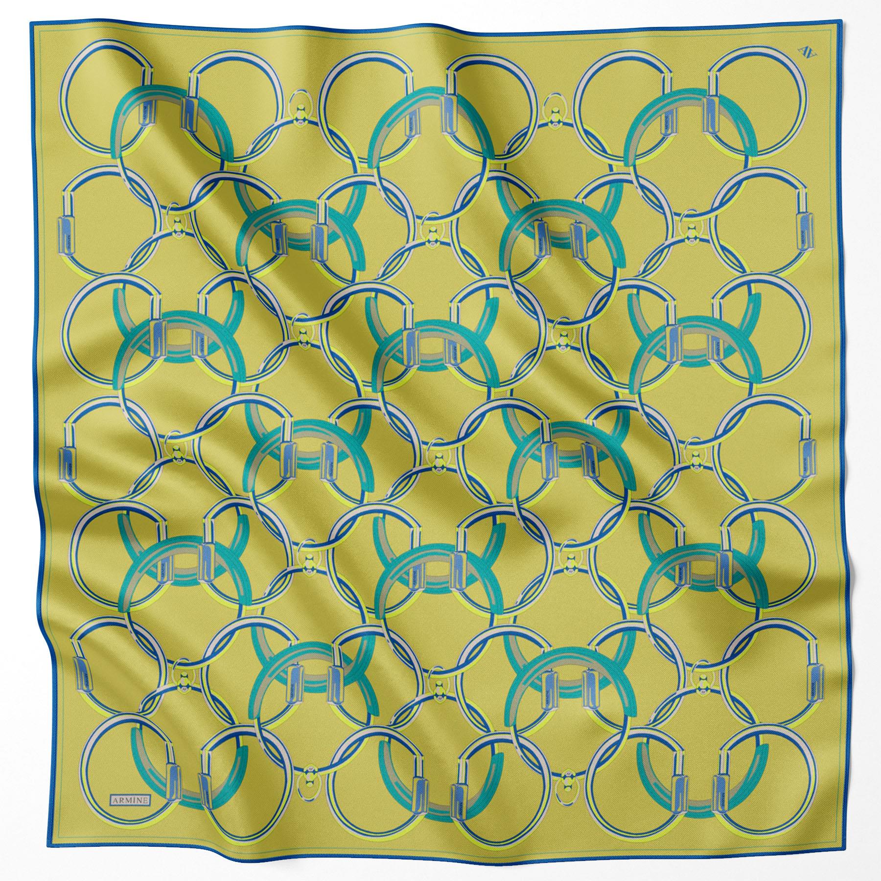 Armine Silk Scarf 2024/2025 Fall-Winter - 9203D-88 - Satin